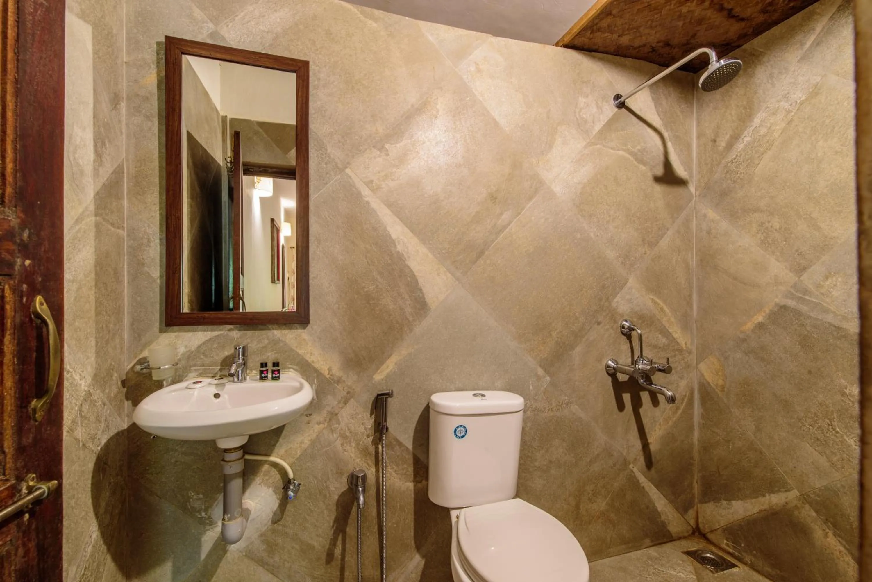 Bathroom in Little India Beach Cottages