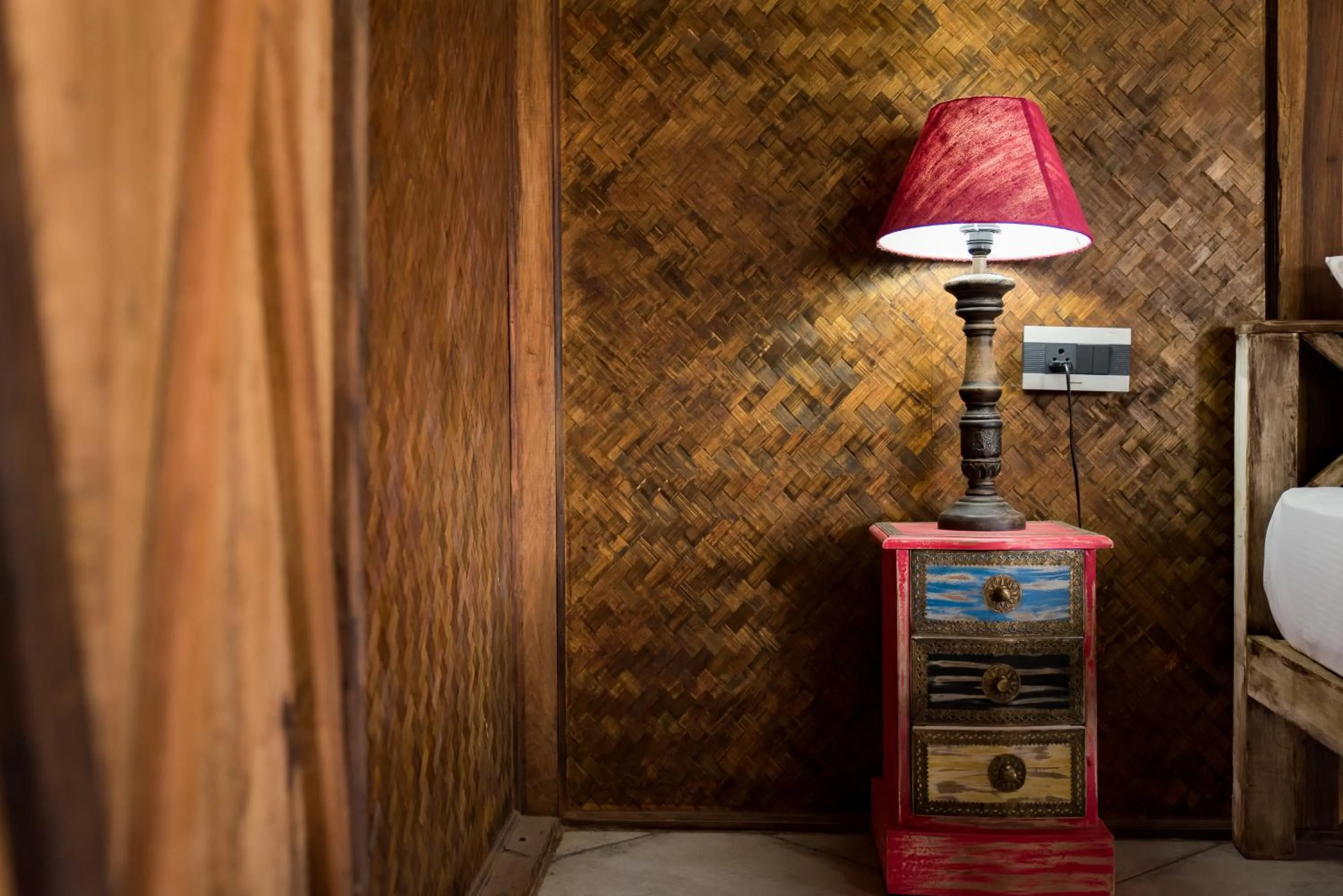Decorative detail in Little India Beach Cottages
