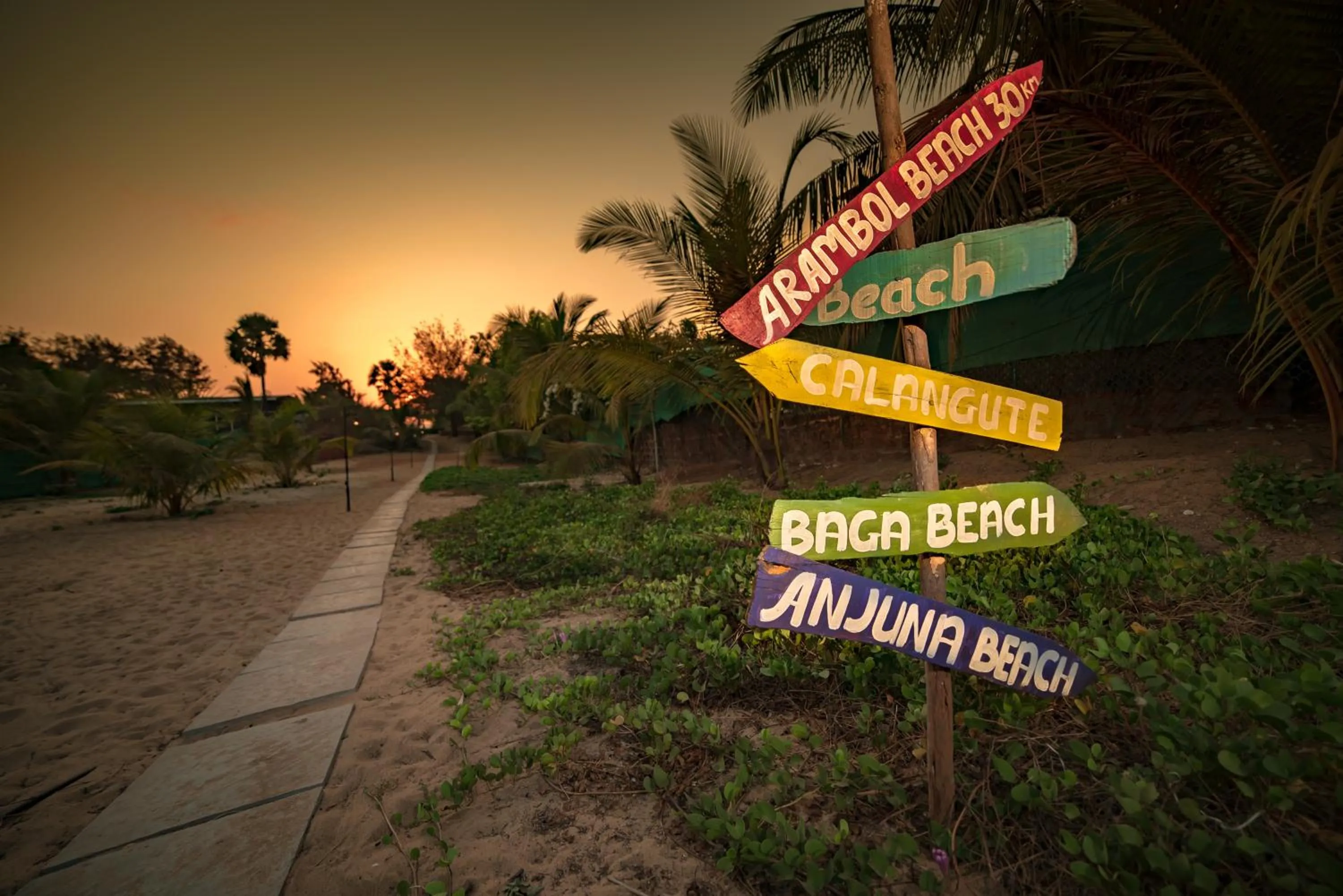 Natural landscape in Little India Beach Cottages