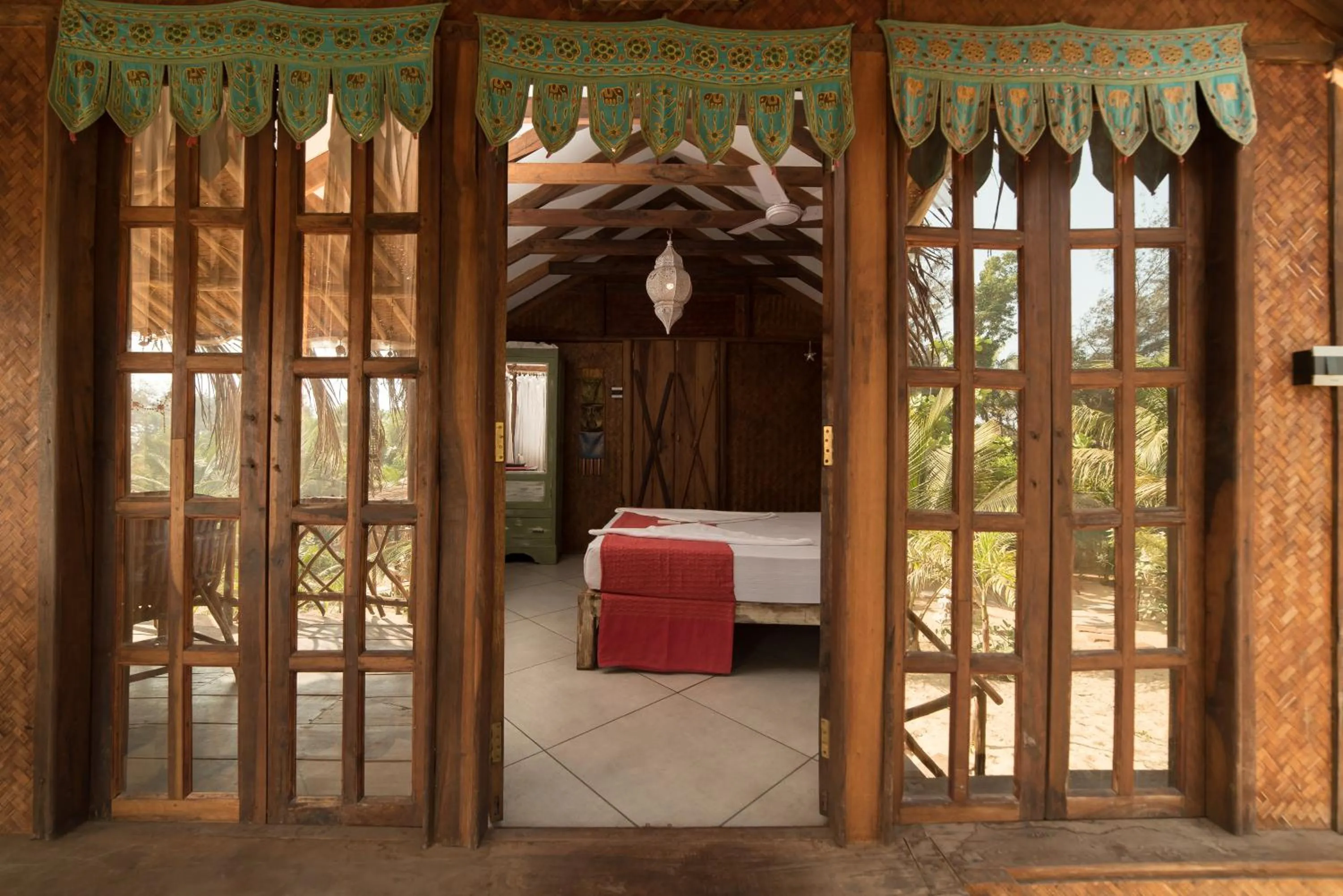 Decorative detail in Little India Beach Cottages