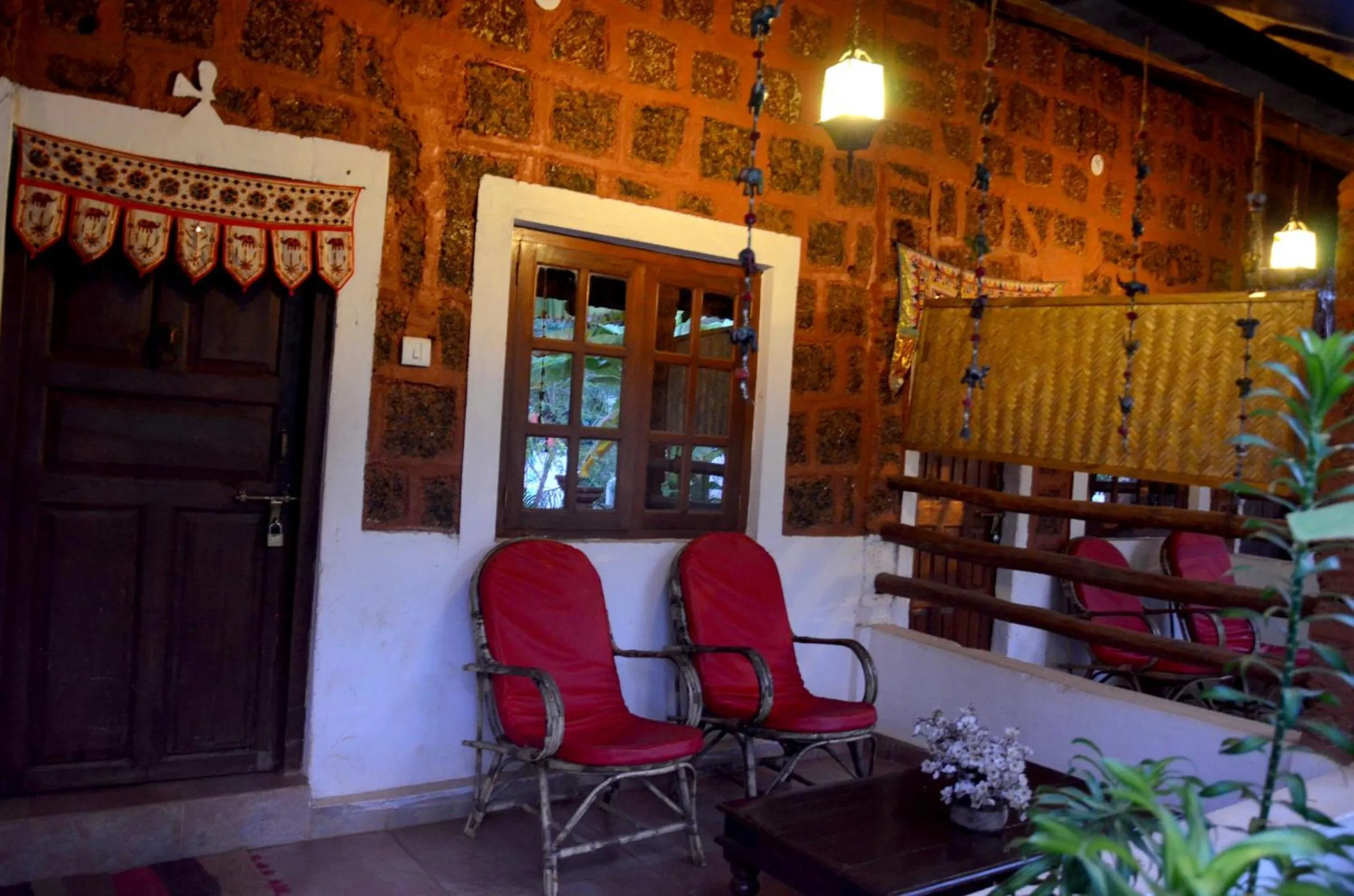 Patio in Little India Beach Cottages