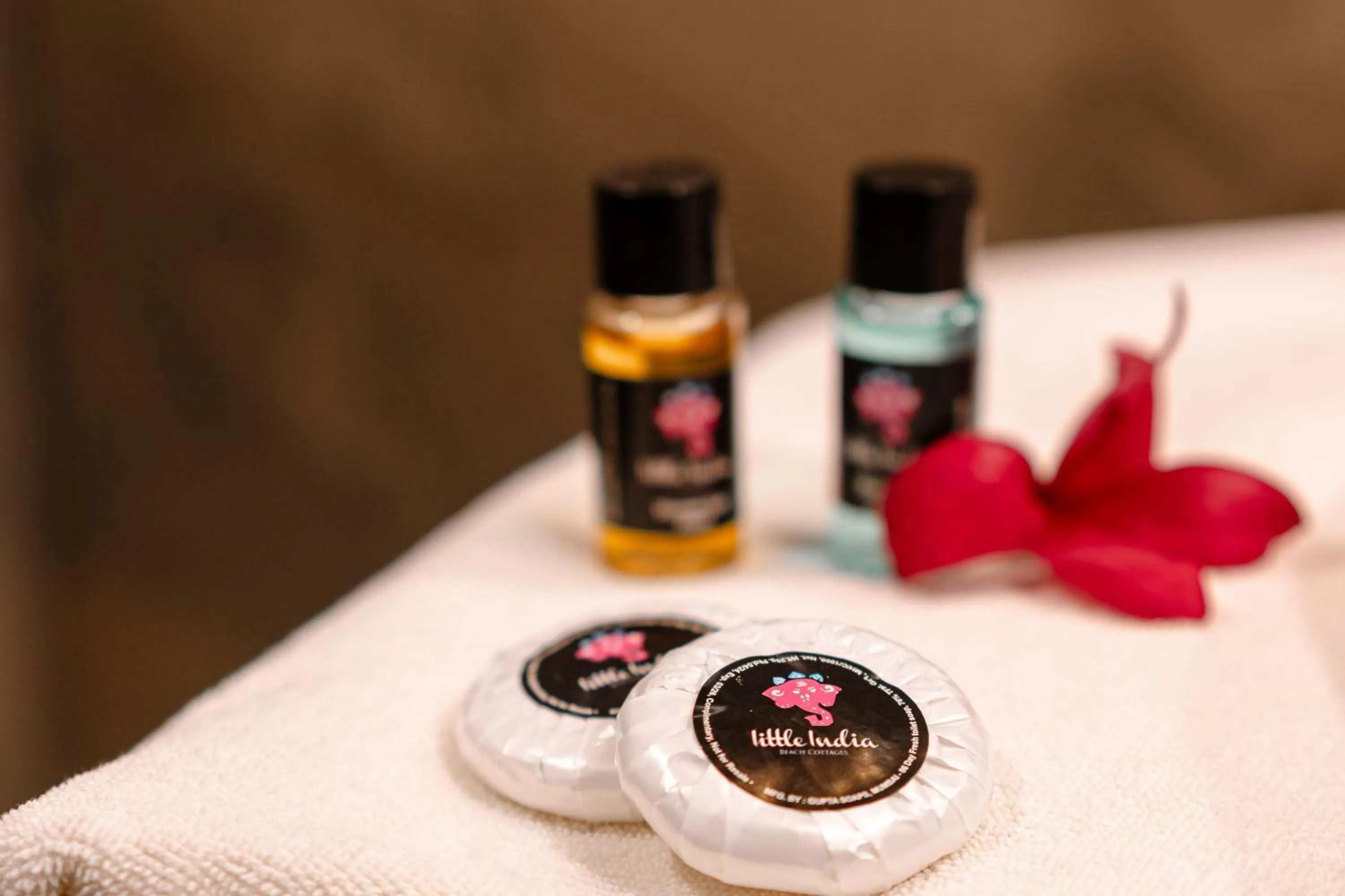 towels in Little India Beach Cottages