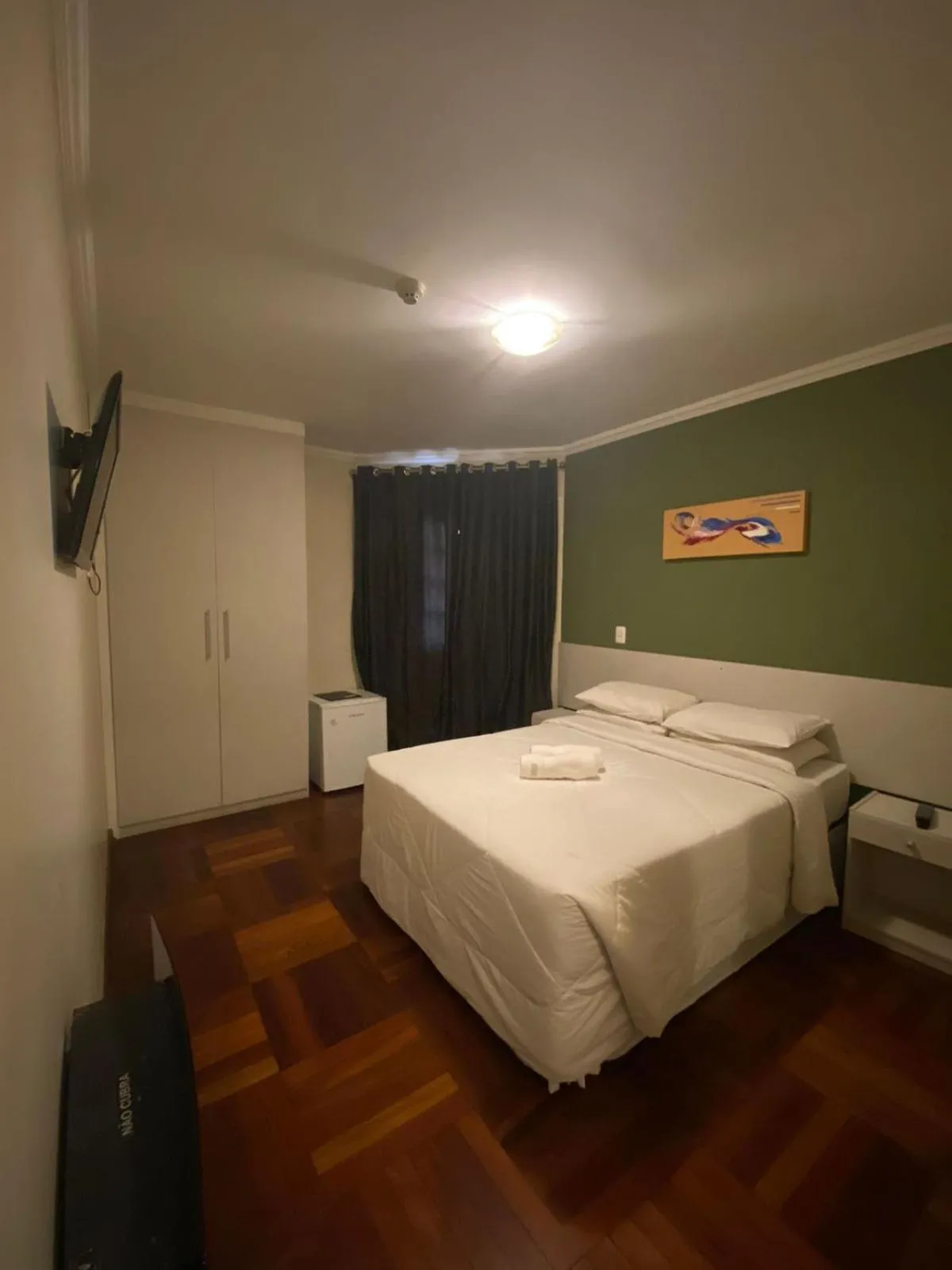 Bed in Pousada Jordão