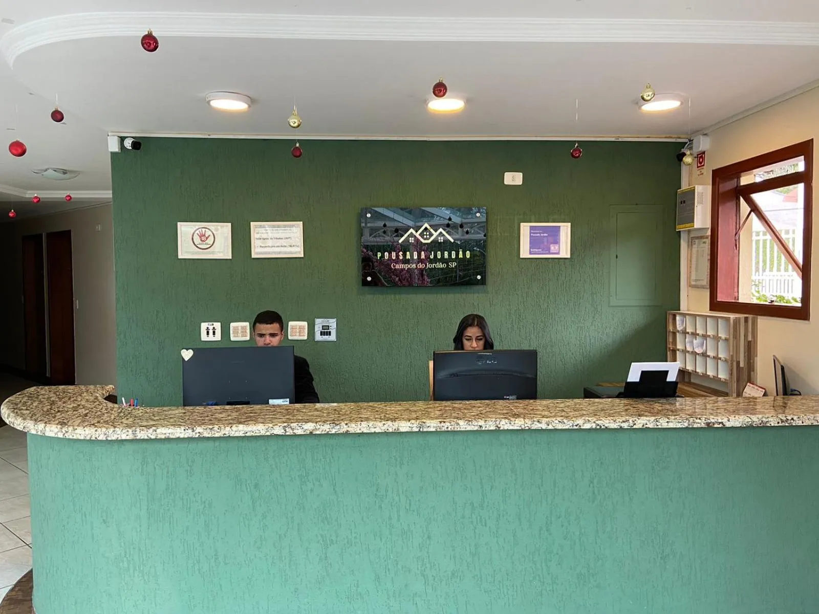 Lobby or reception in Pousada Jordão