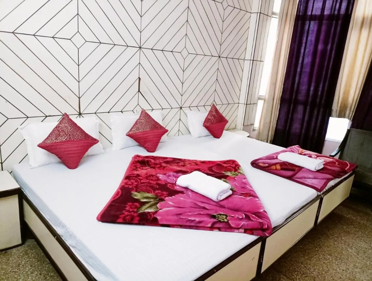 Bed in Hotel marwari niwas