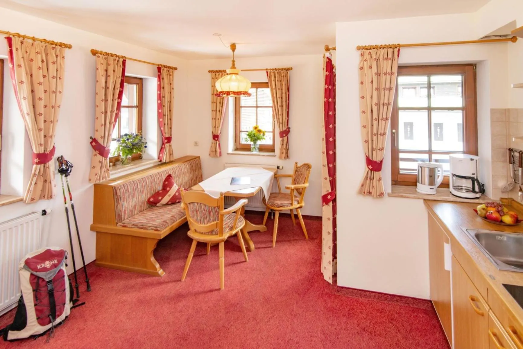 Kitchen or kitchenette in Hotel Alte Krone