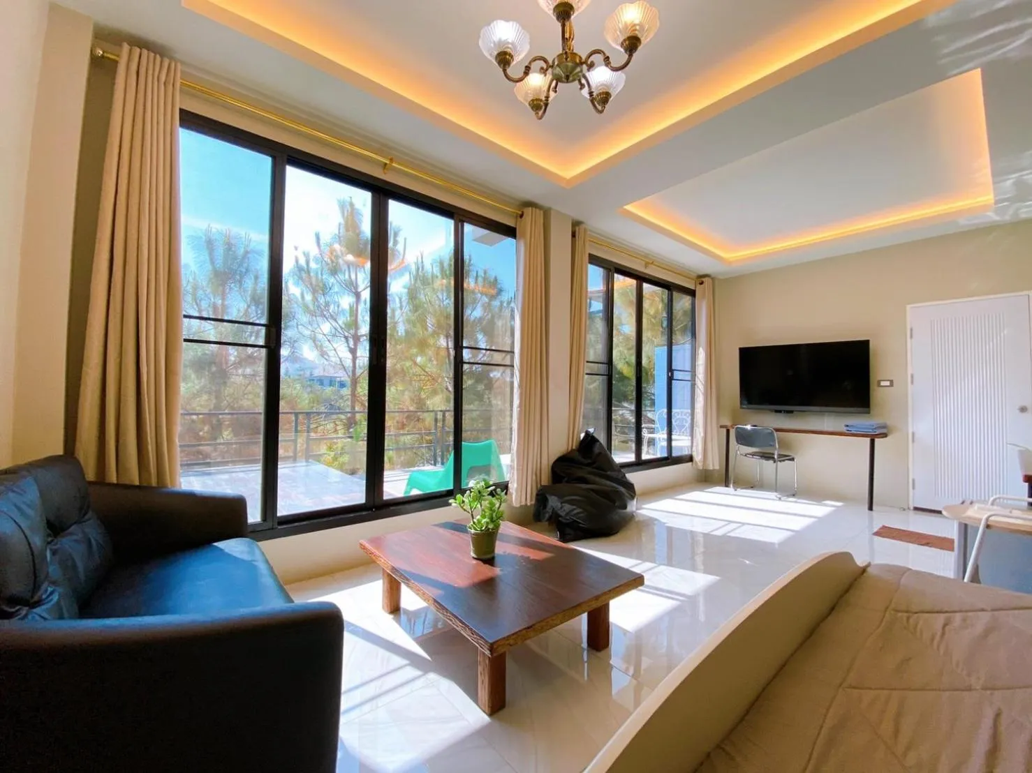 Seating area in Krin Resort