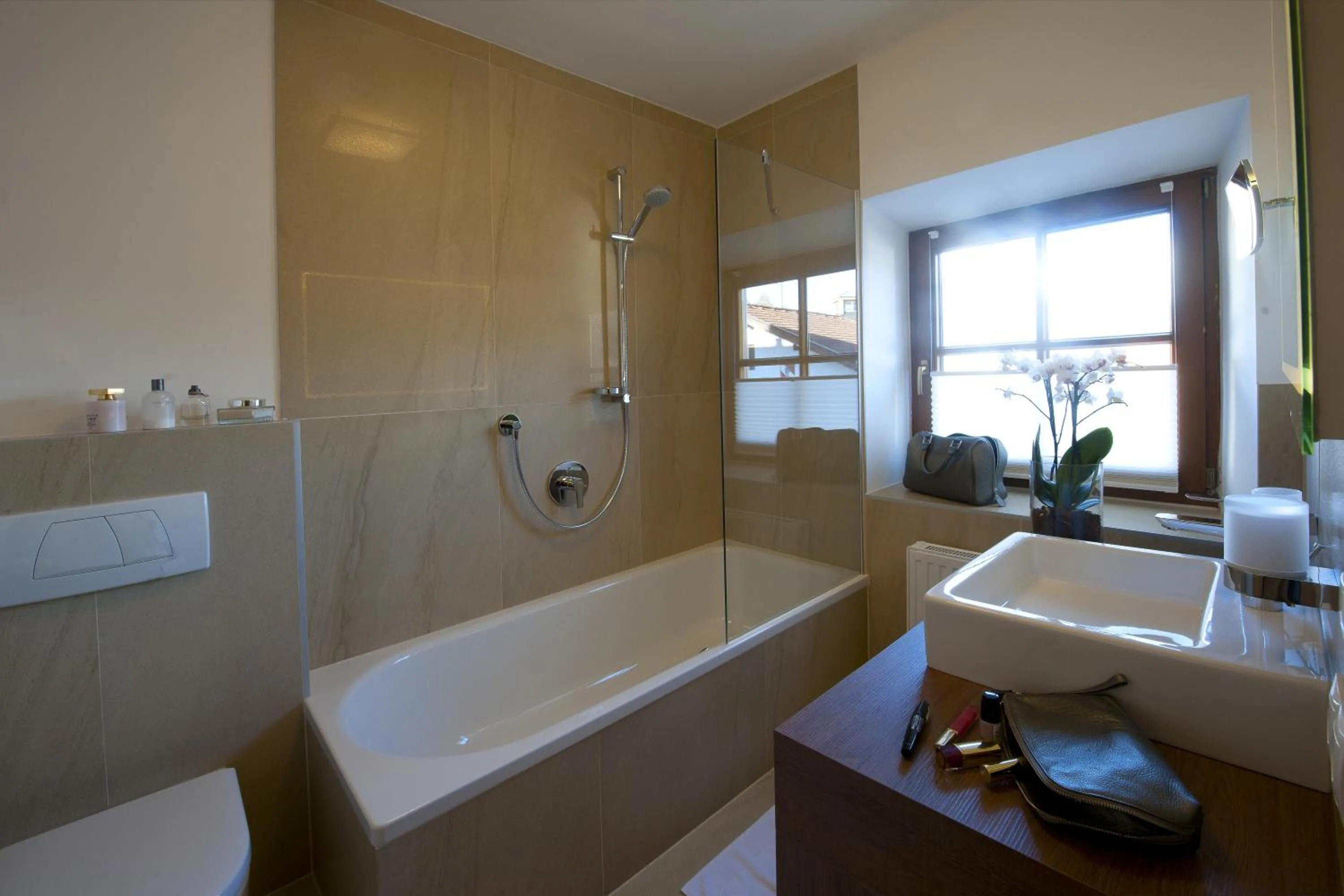 Bathroom in Hotel Bierwirt