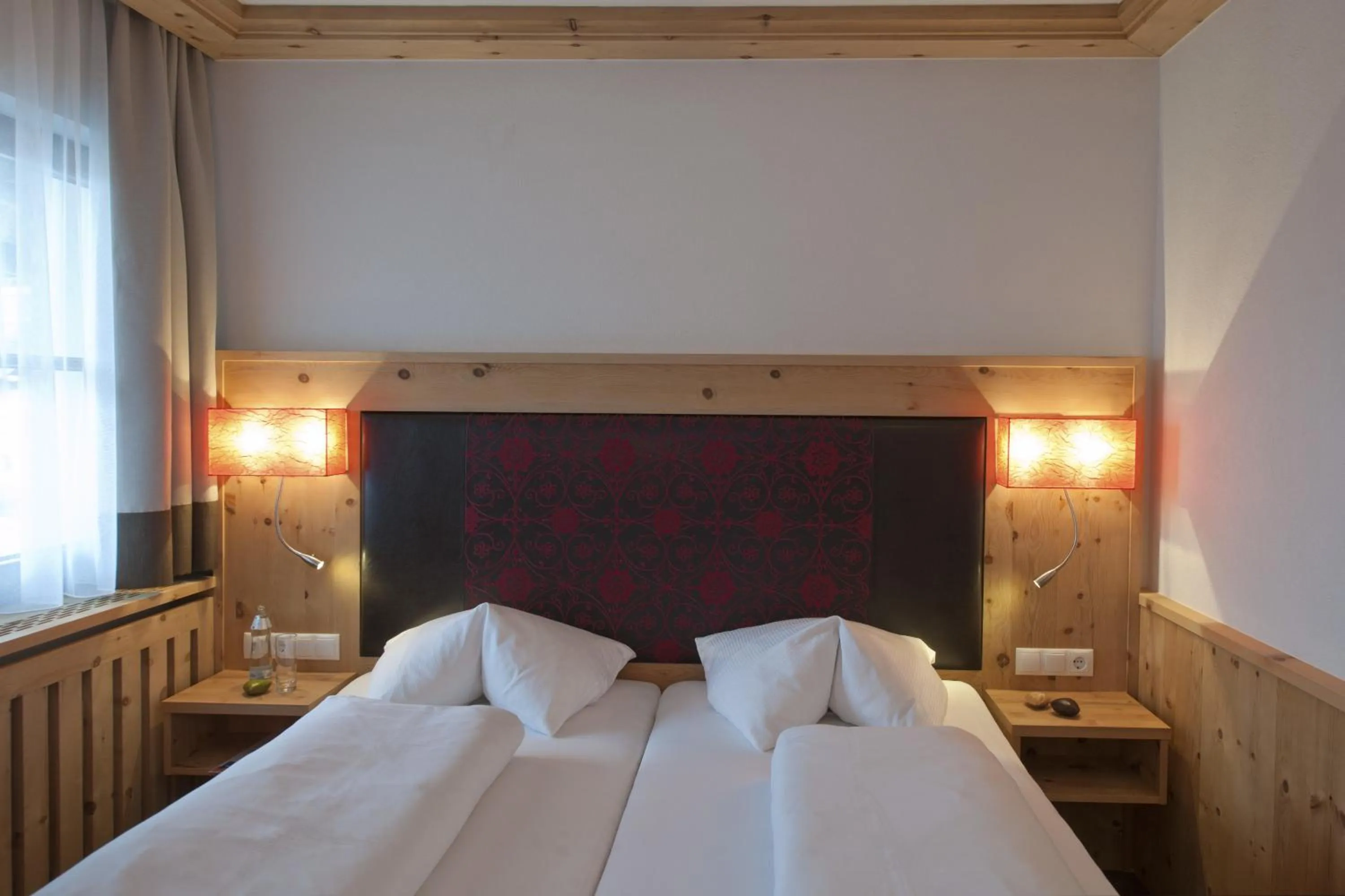 Bed in Hotel Bierwirt