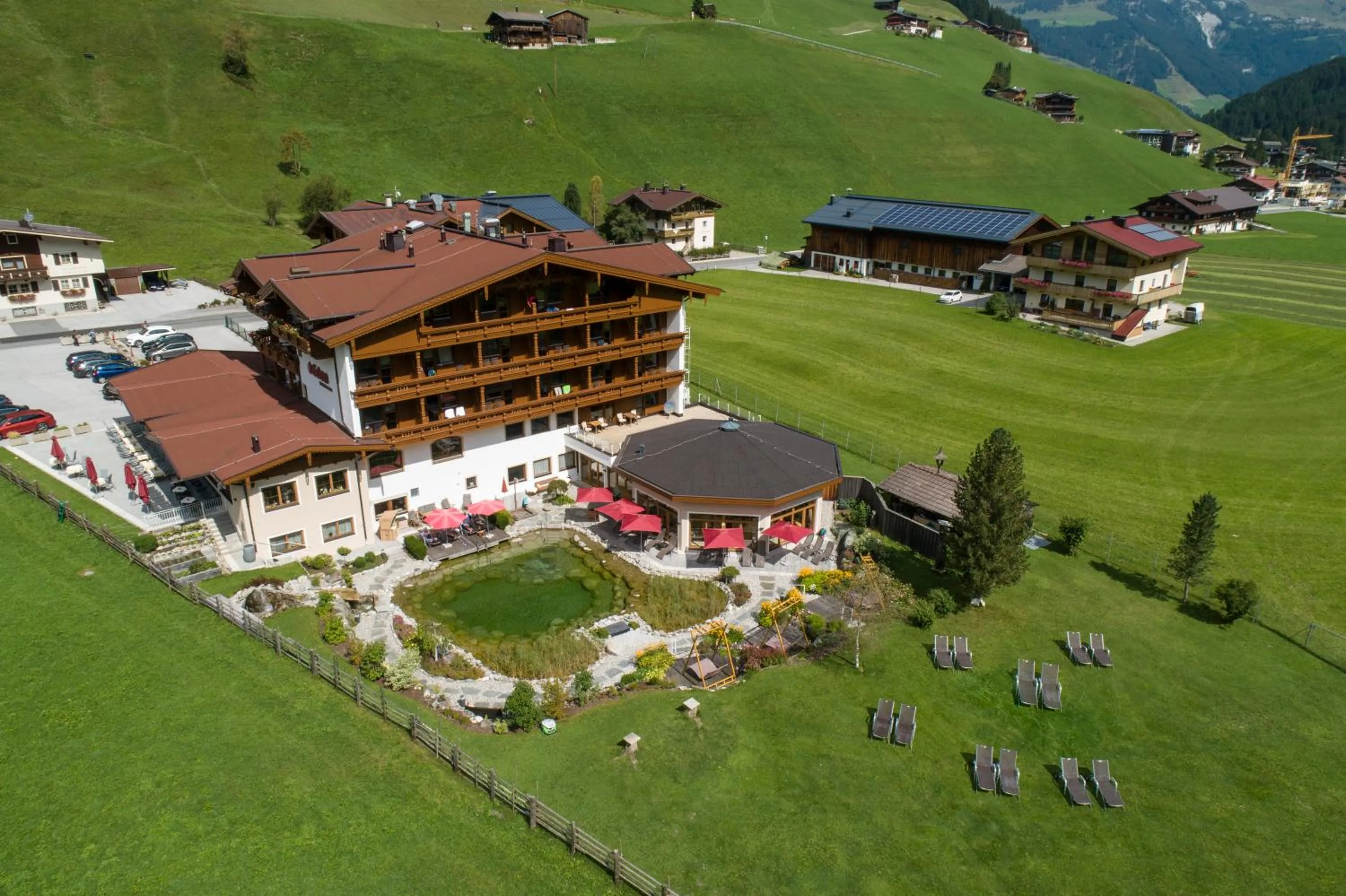 Bird's eye view in Hotel Eden