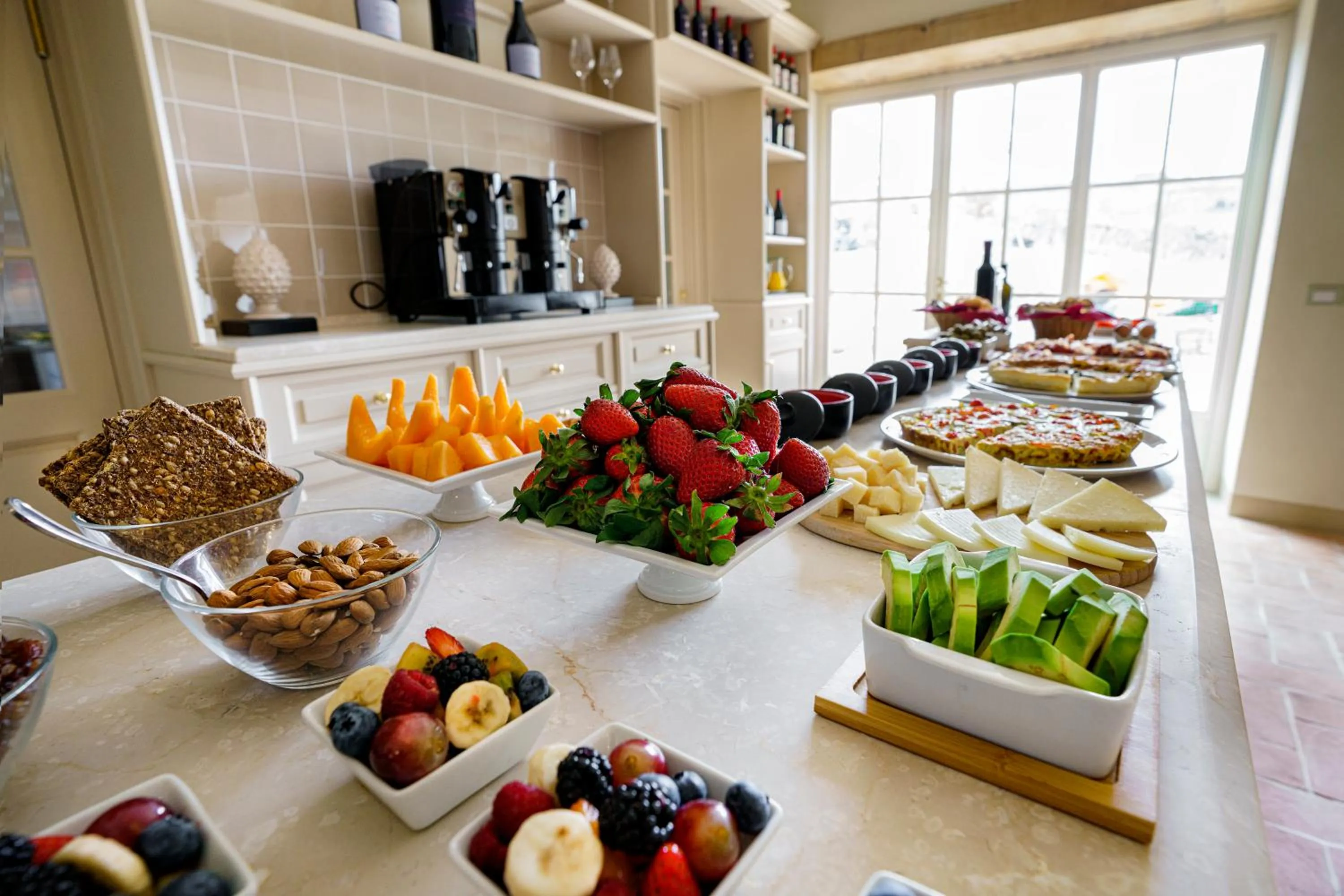 Buffet breakfast in La Pietra Del Cabreo