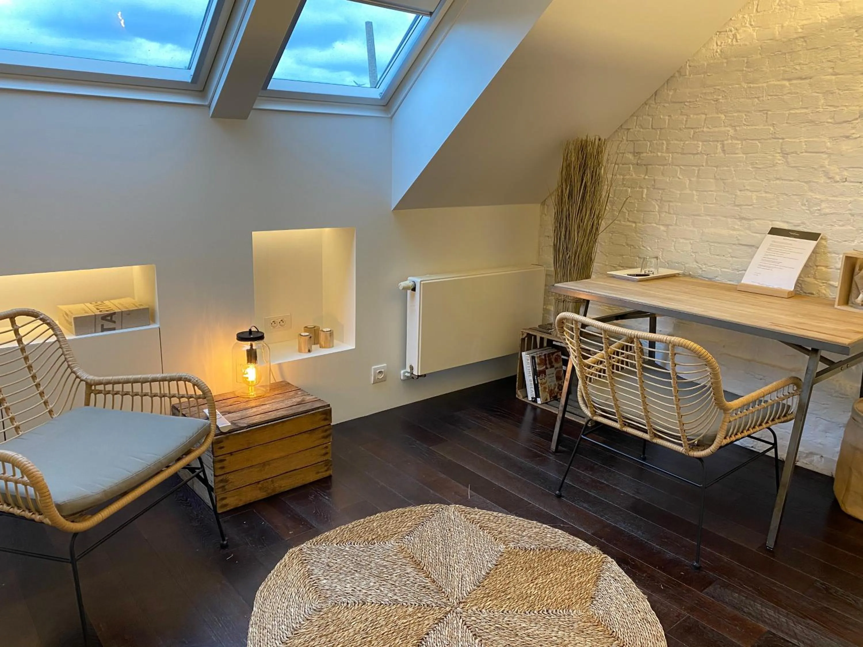 Seating area in B&B Villa Tartine