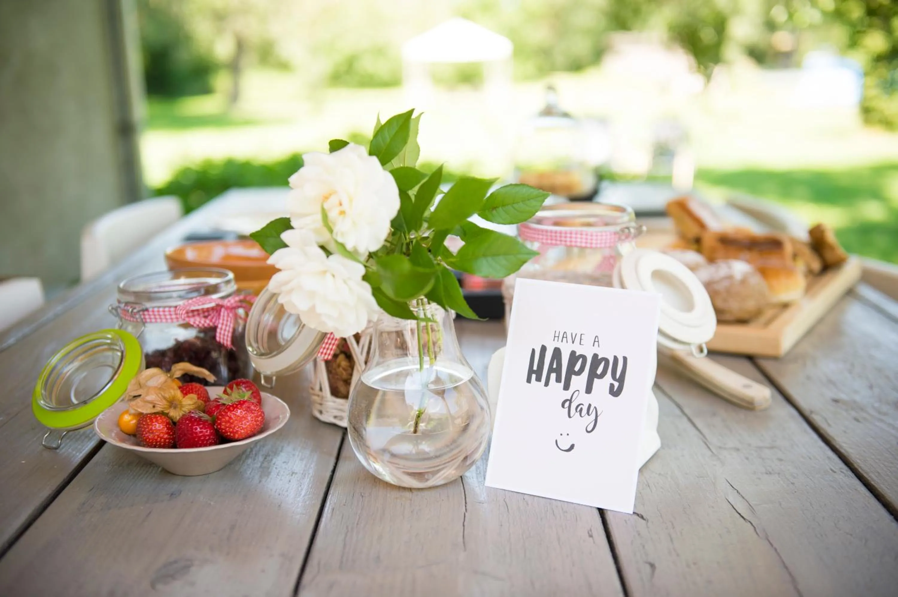 Food close-up in B&B Villa Tartine