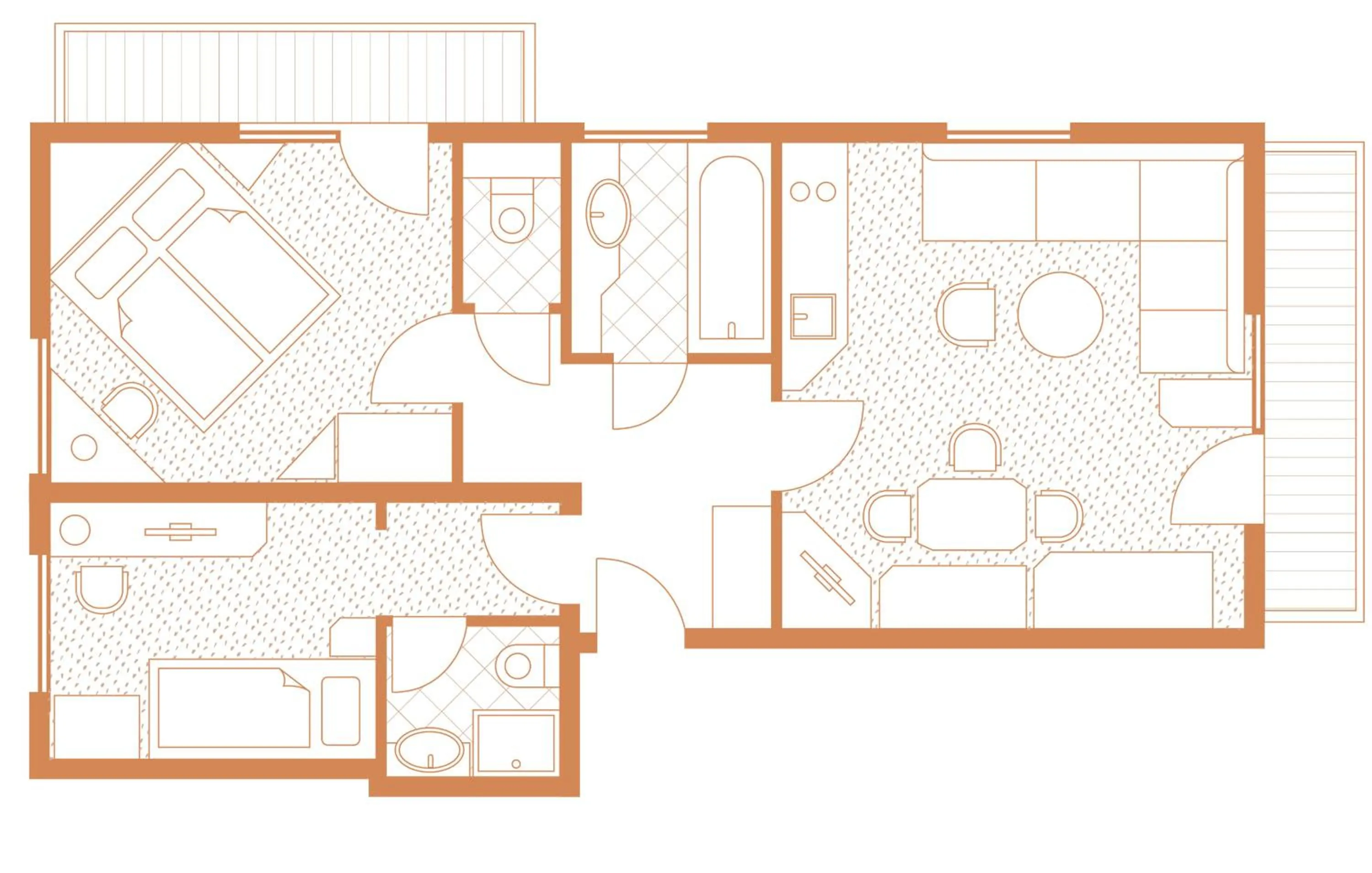 Floor plan in Appartements KATHRIN