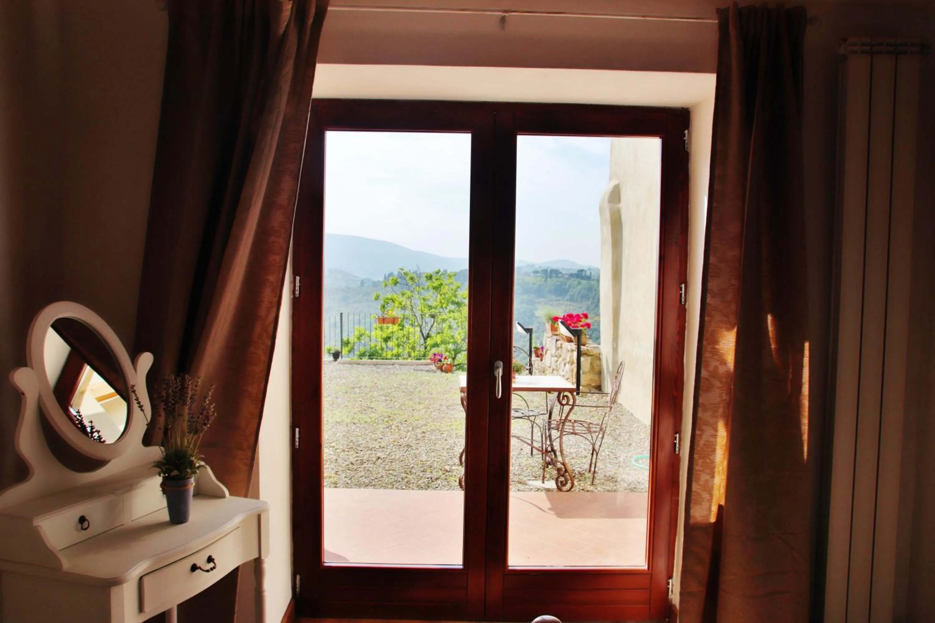 Garden view in Maison del Borgo