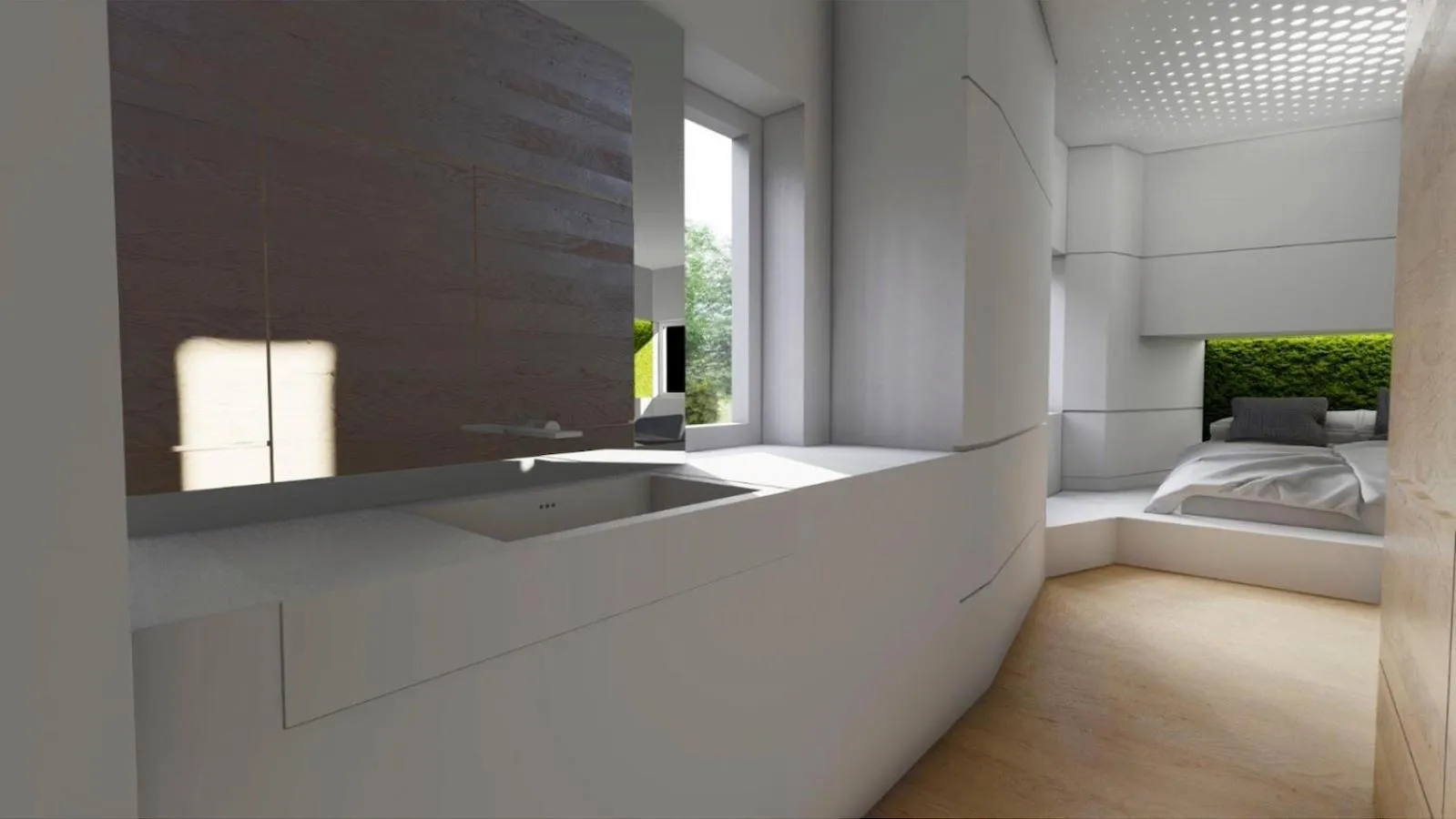 Bedroom, Bed in Demo Hotel Design Emotion