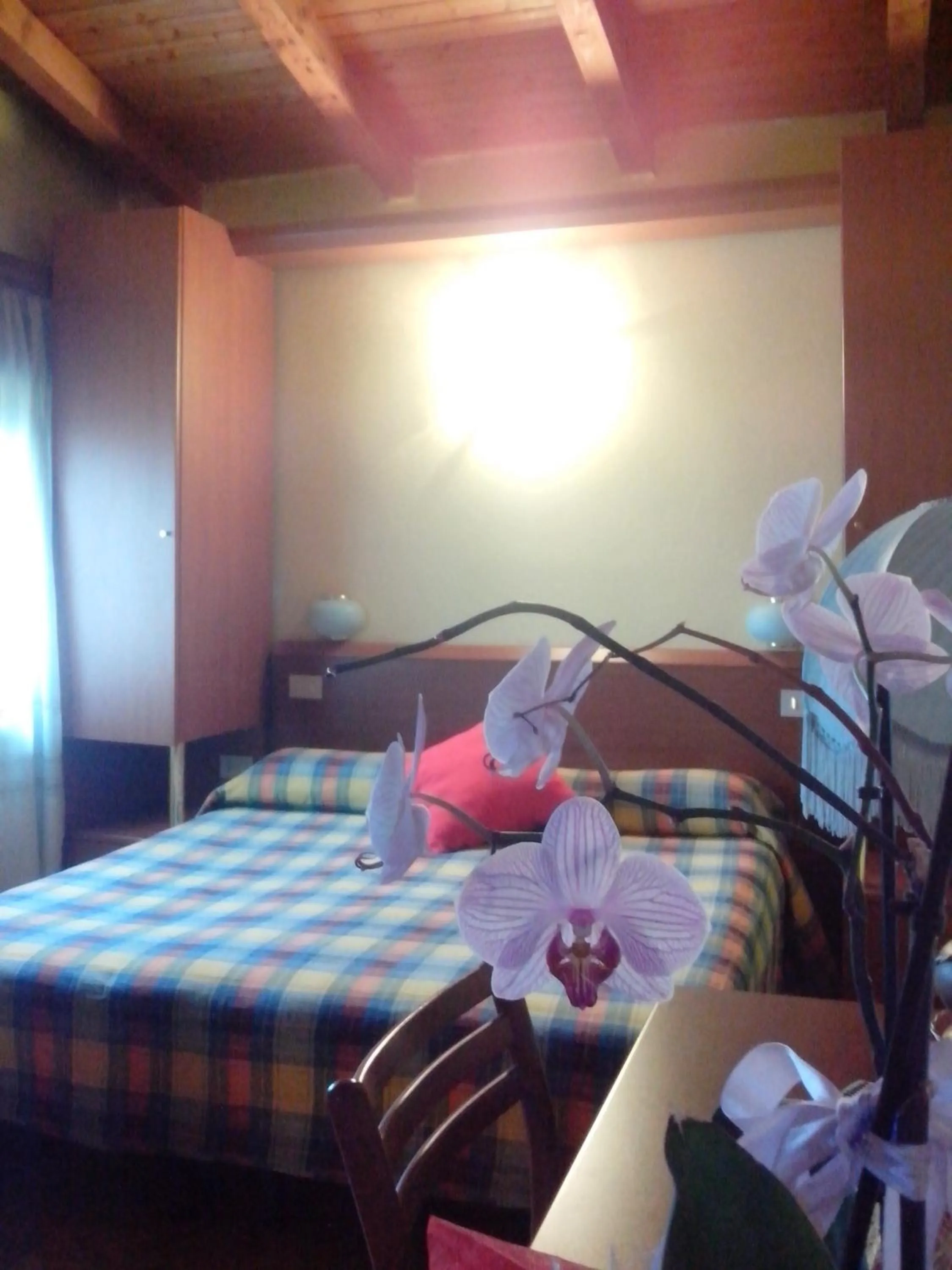 Decorative detail, Bed in Hotel Monte Fior