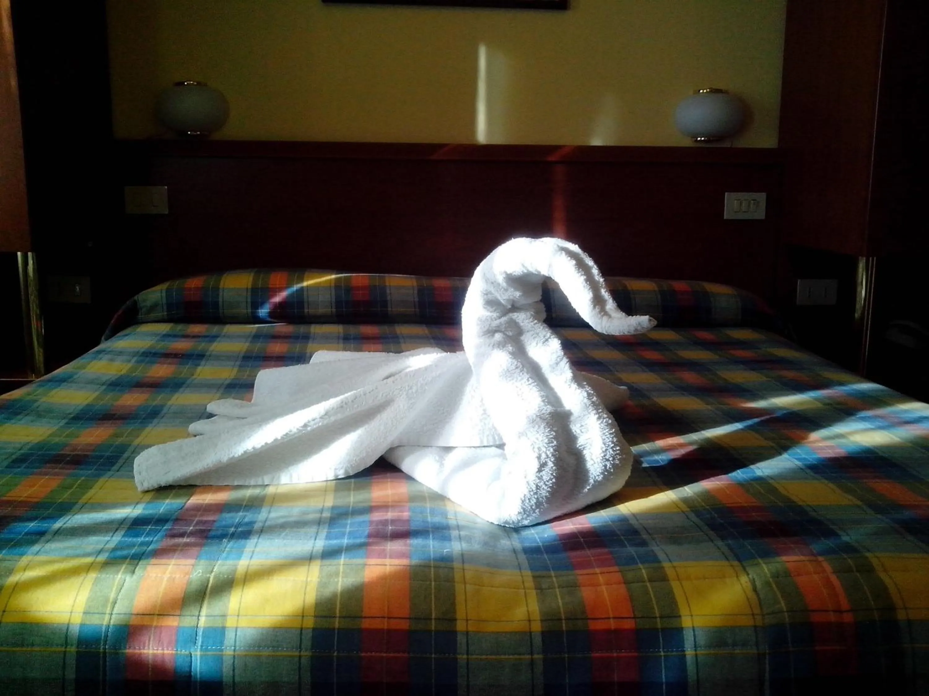 Decorative detail, Bed in Hotel Monte Fior