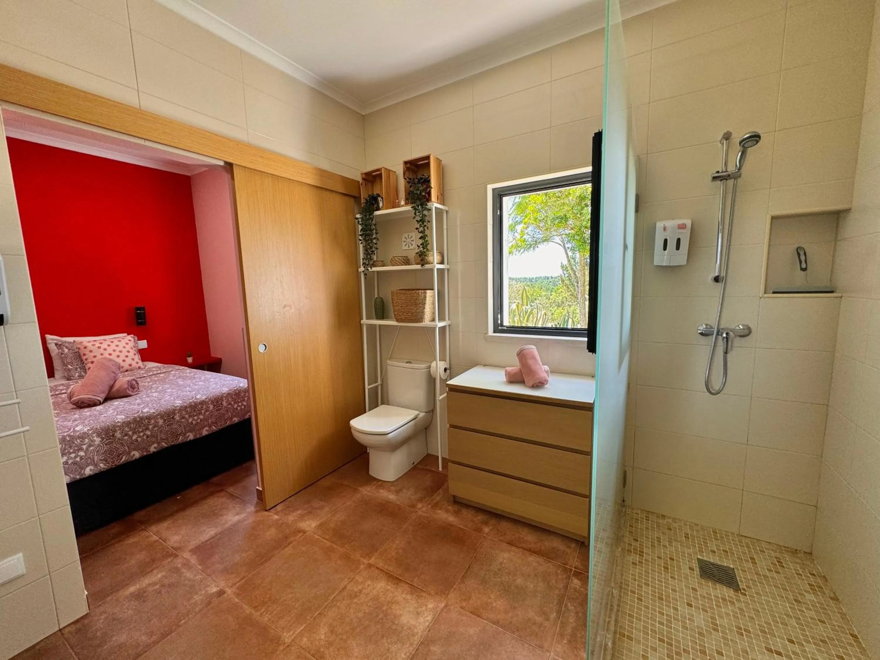 Shower, Bed in DoAguaBoa