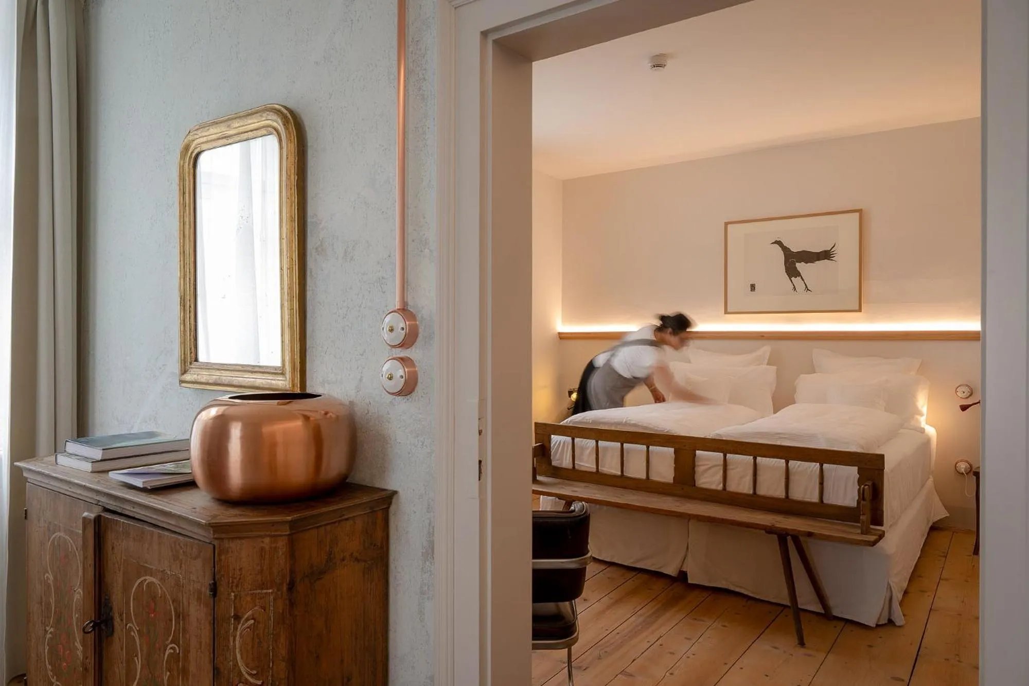 Family, Bed in Steinach Townhouse Meran