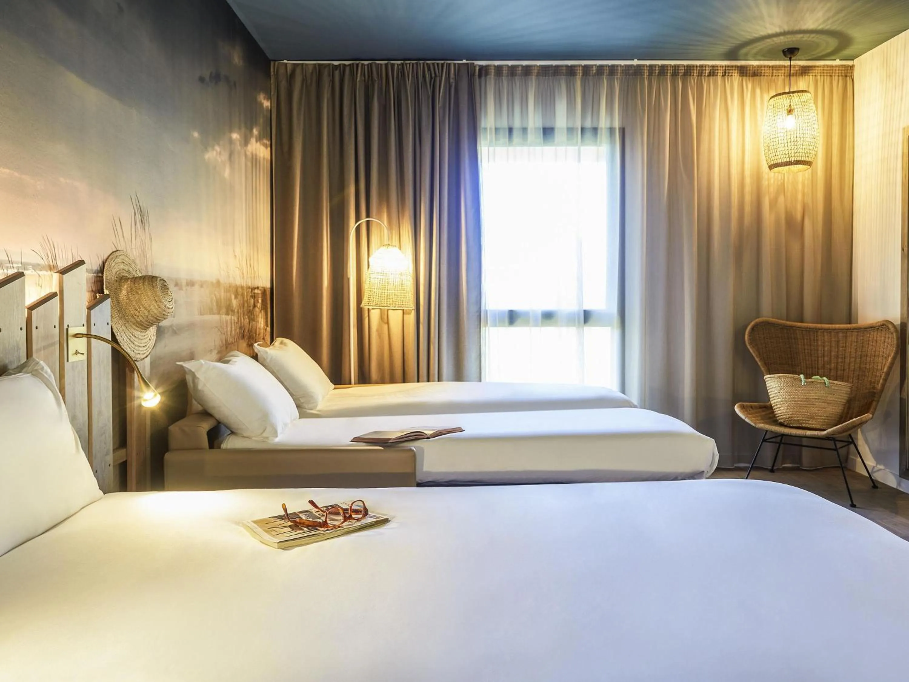 Bedroom, Bed in Ibis Styles Montpellier Aéroport Parc Des Expos