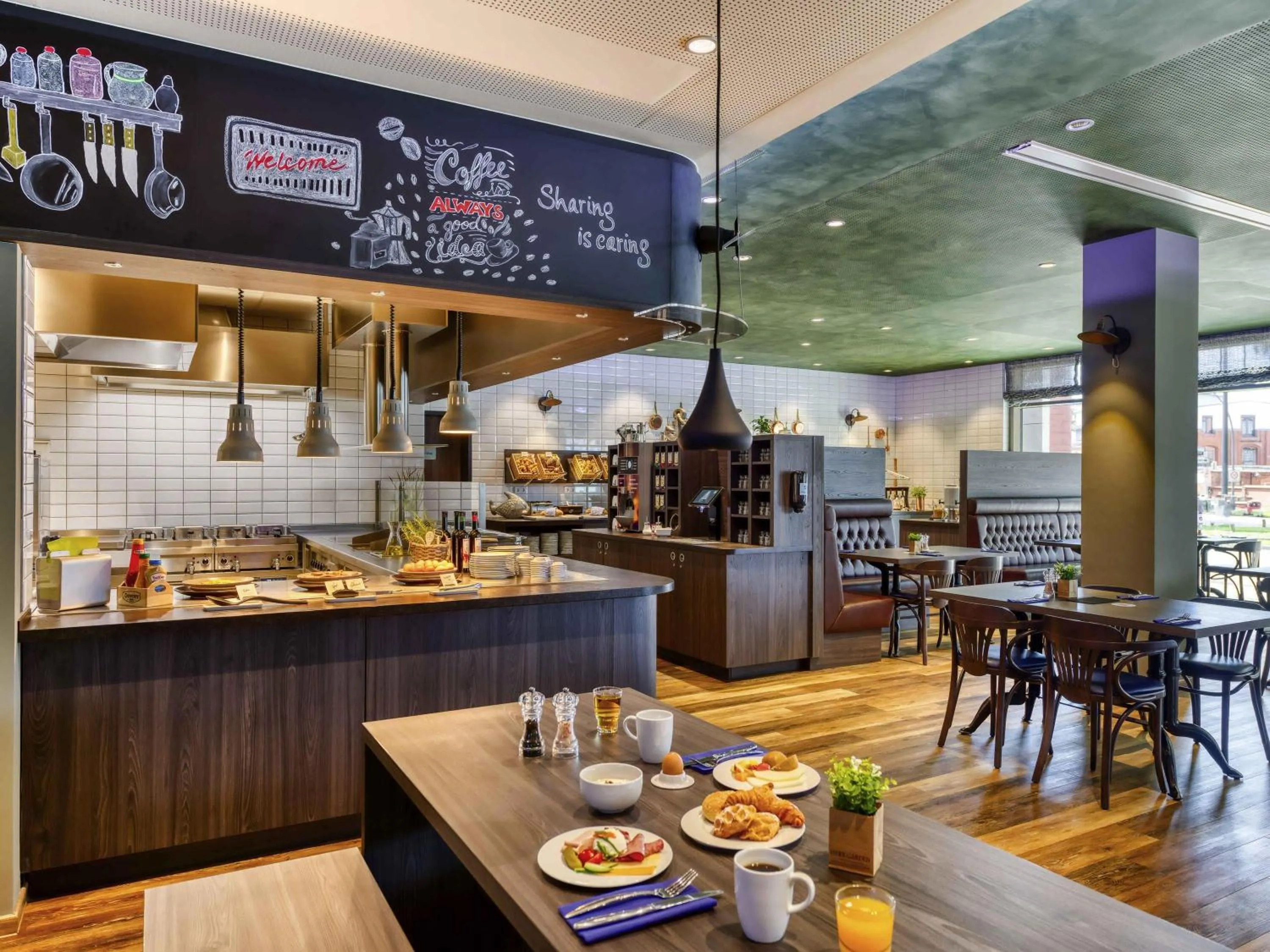 Breakfast in ibis Styles Hamburg Barmbek