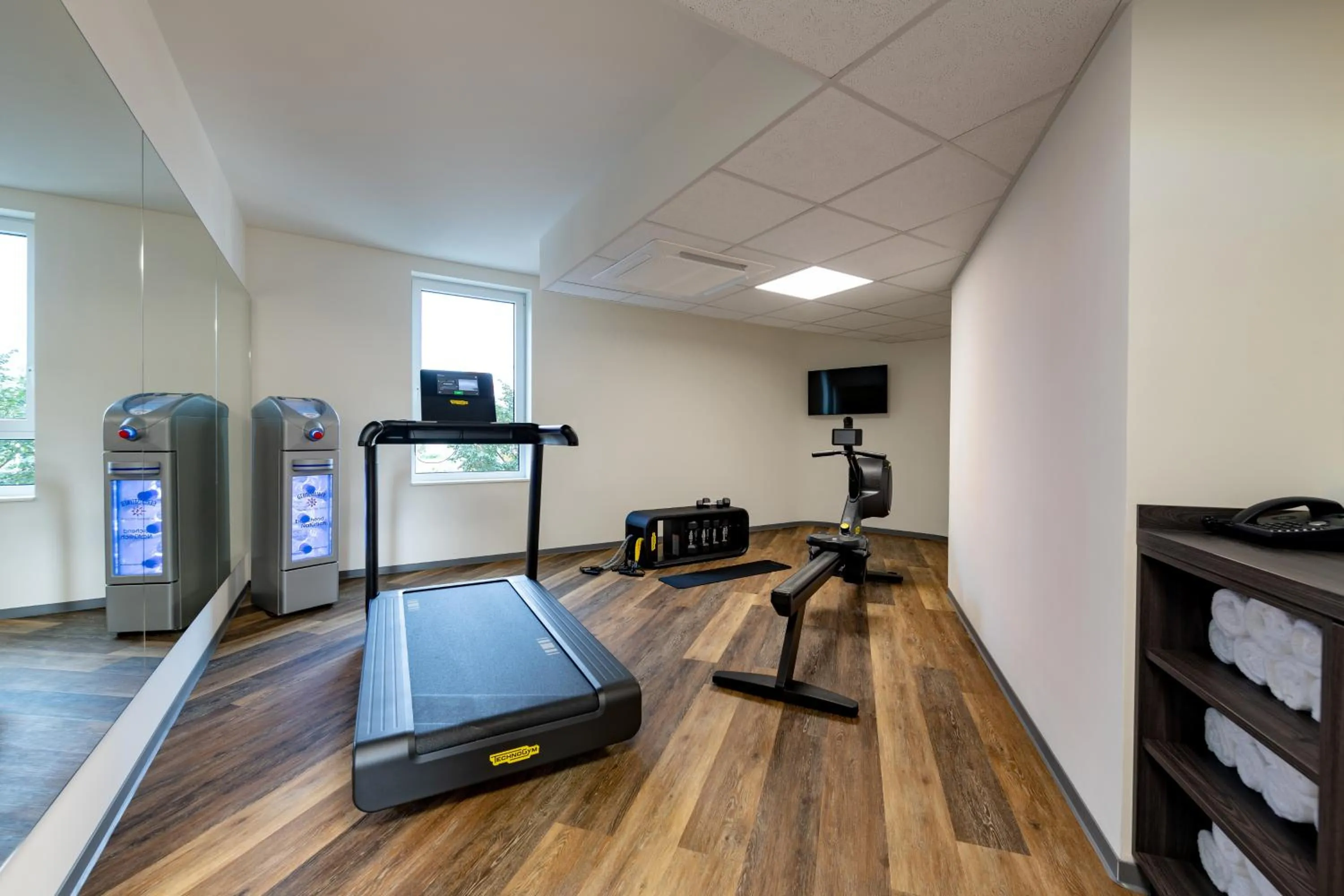 Fitness centre/facilities in ibis Styles Hamburg Barmbek