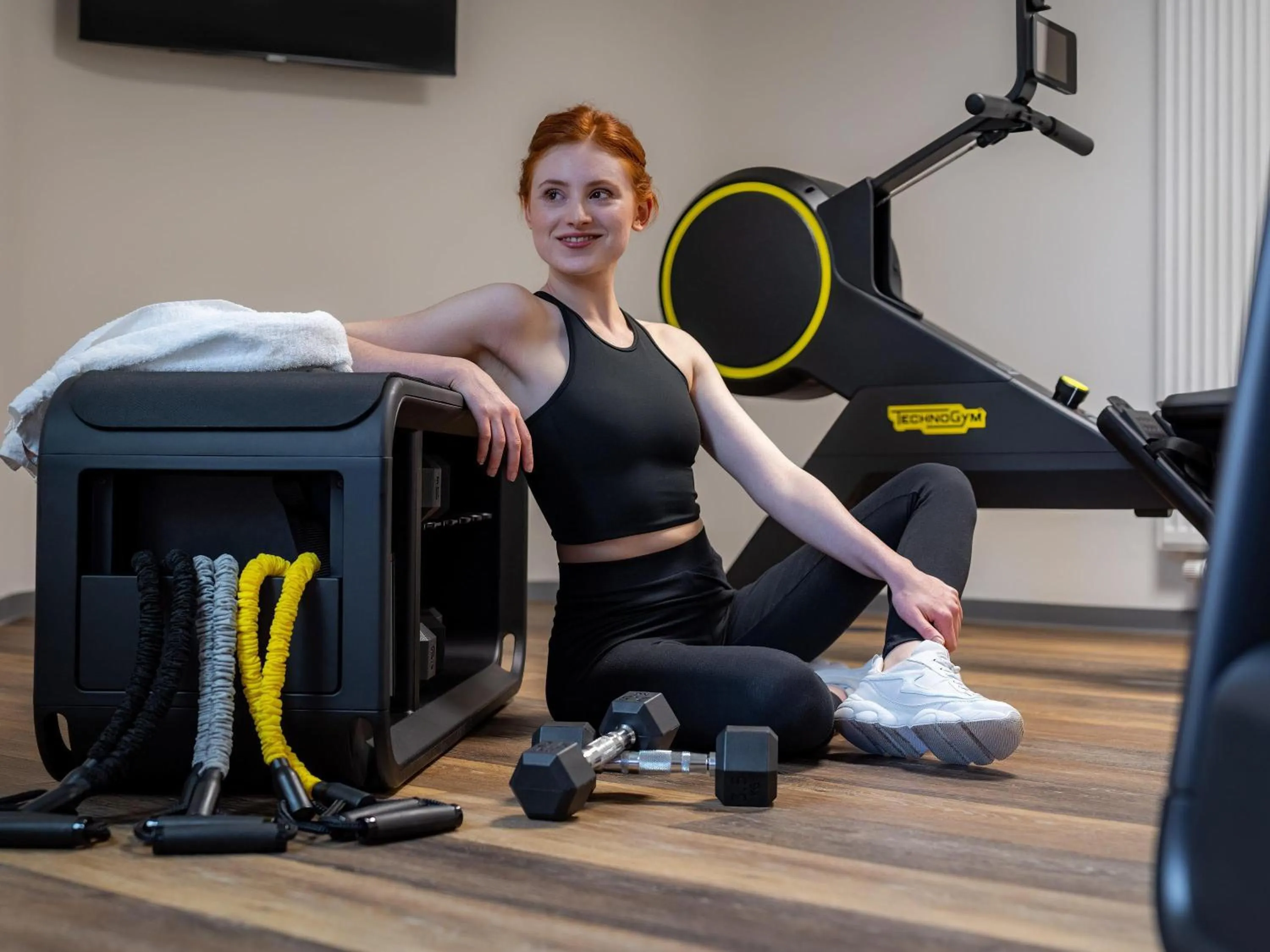 Fitness centre/facilities in ibis Styles Hamburg Barmbek