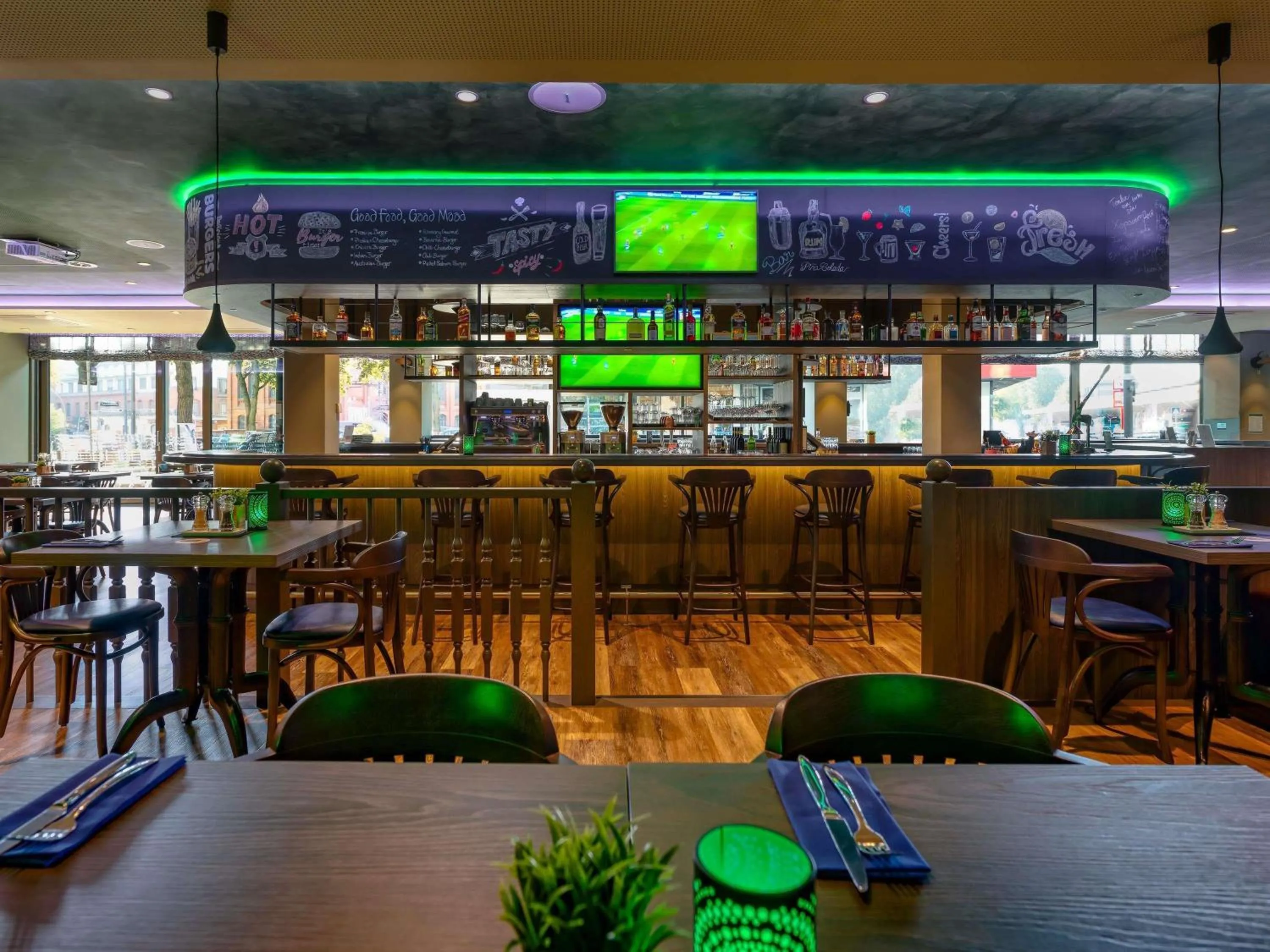 Restaurant/places to eat in ibis Styles Hamburg Barmbek