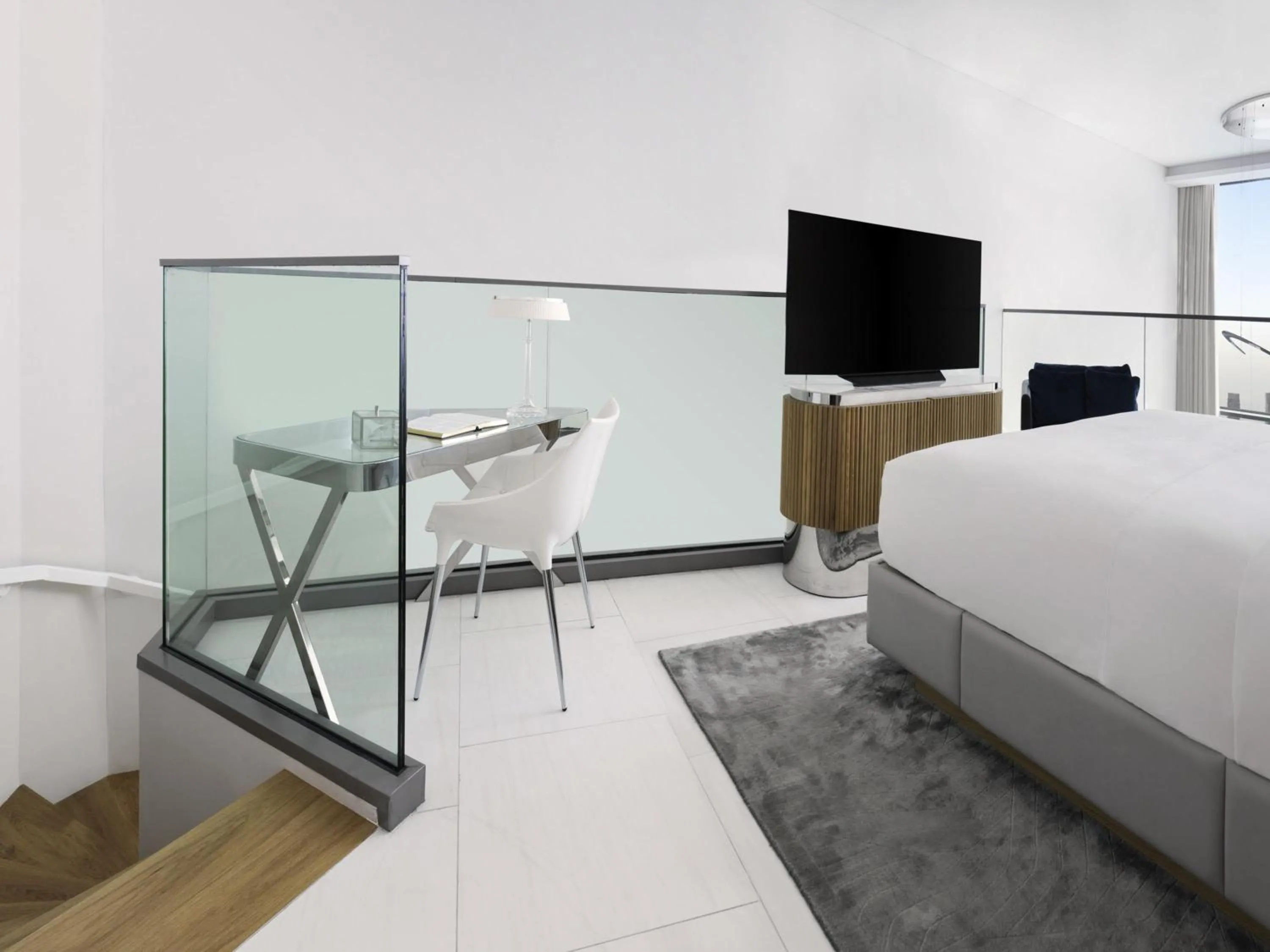 Bedroom, Bed in SLS Dubai Hotel & Residences