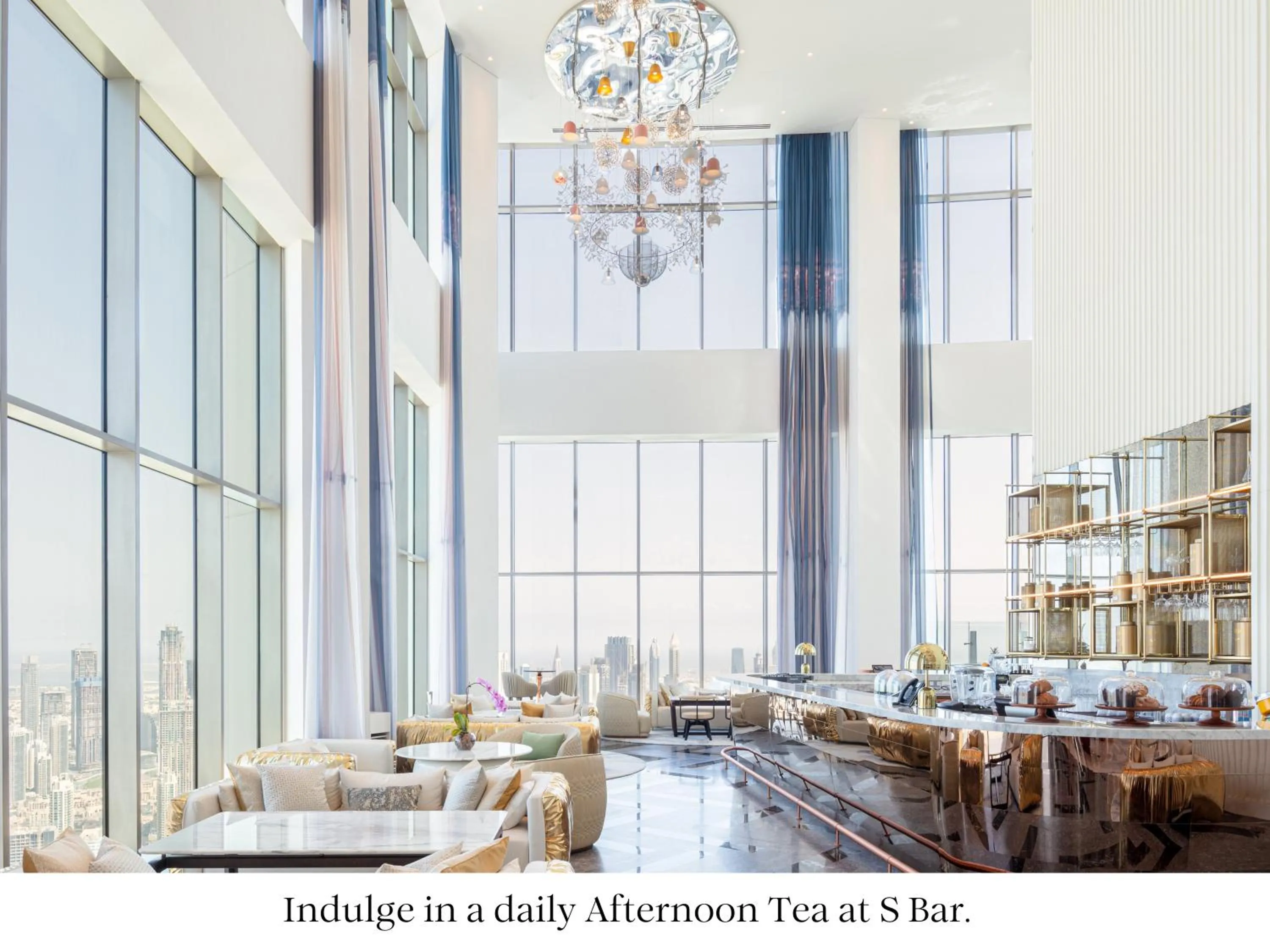 Lounge or bar in SLS Dubai Hotel & Residences