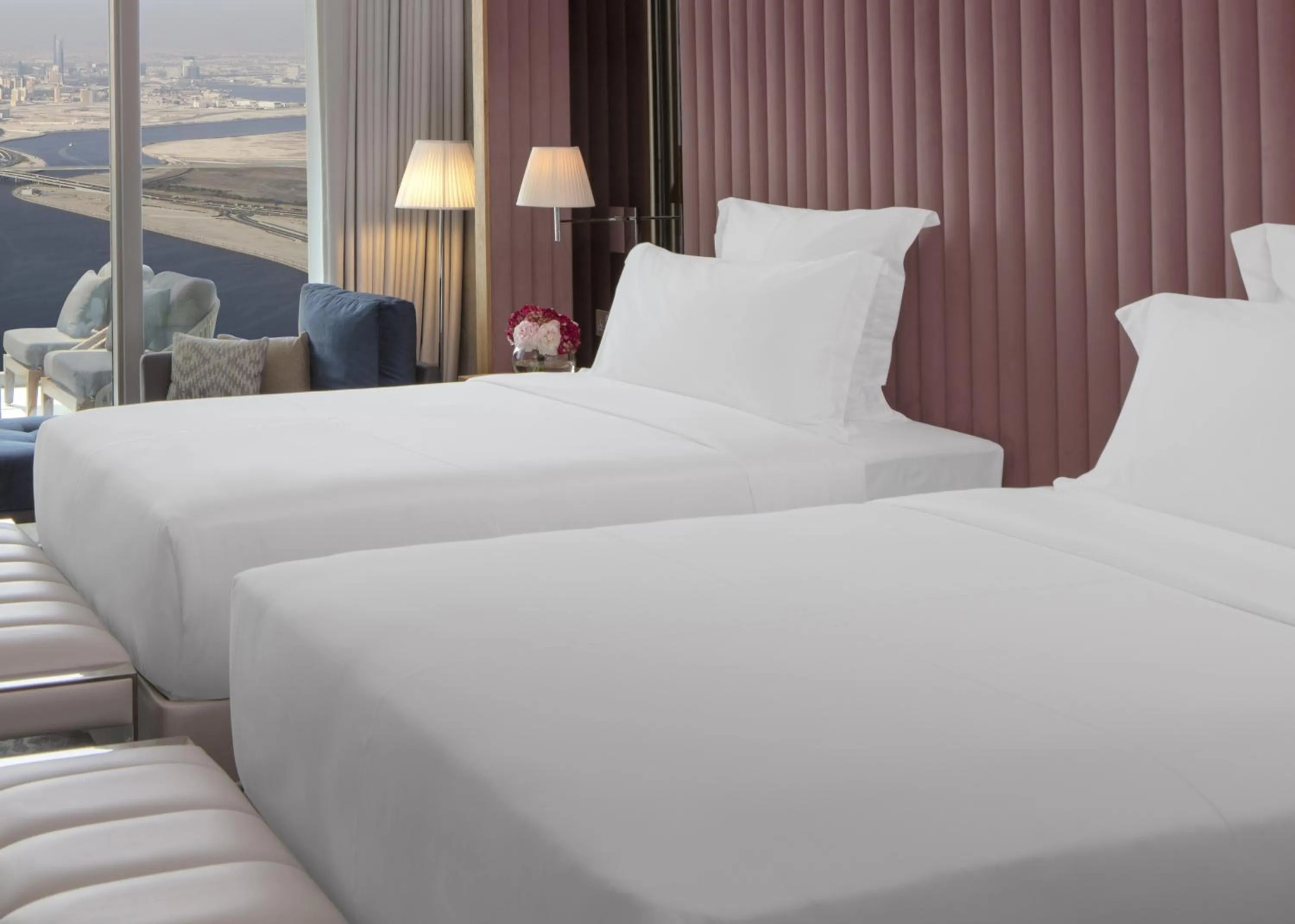 Bed in SLS Dubai Hotel & Residences