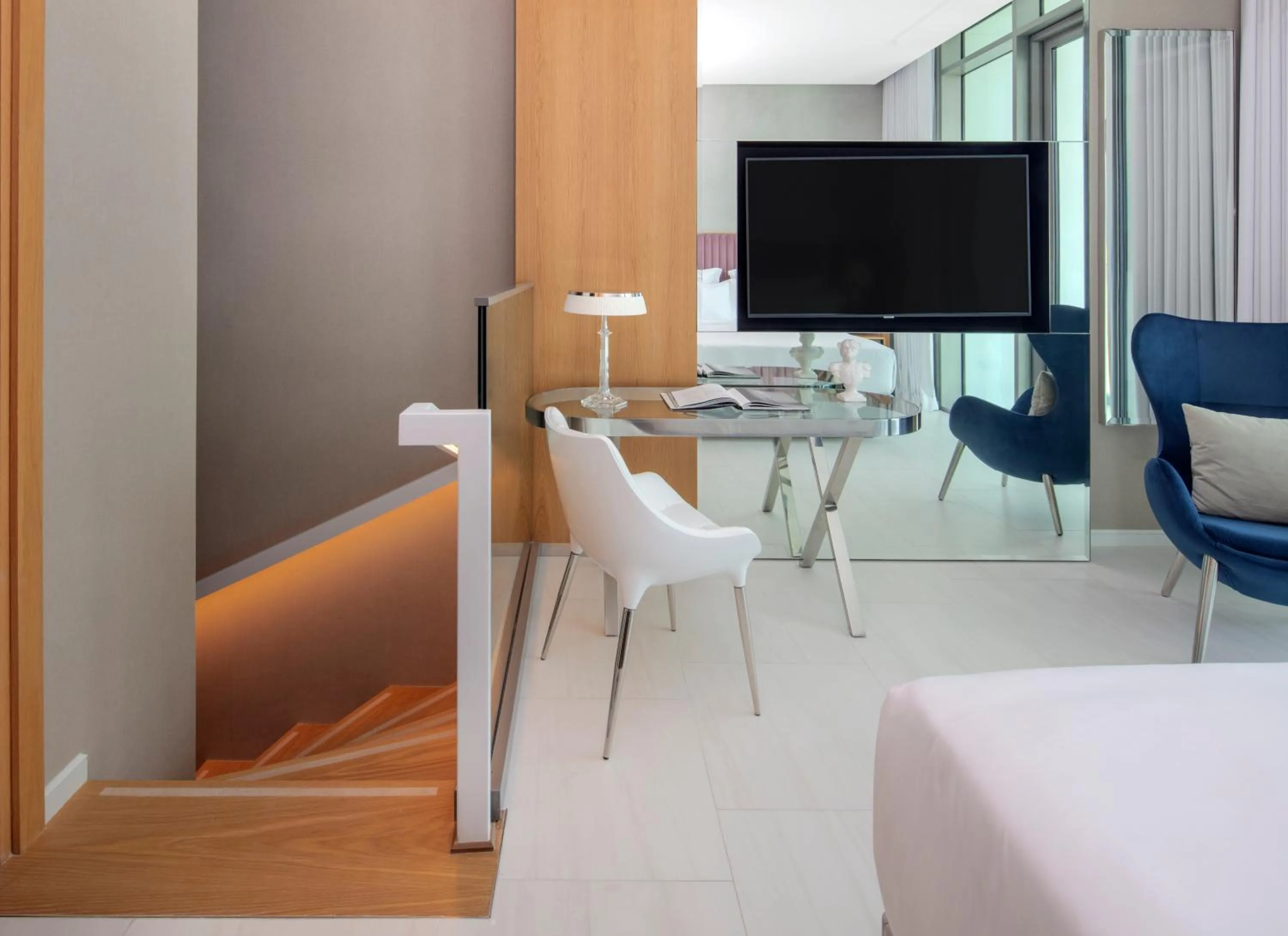 Seating area in SLS Dubai Hotel & Residences