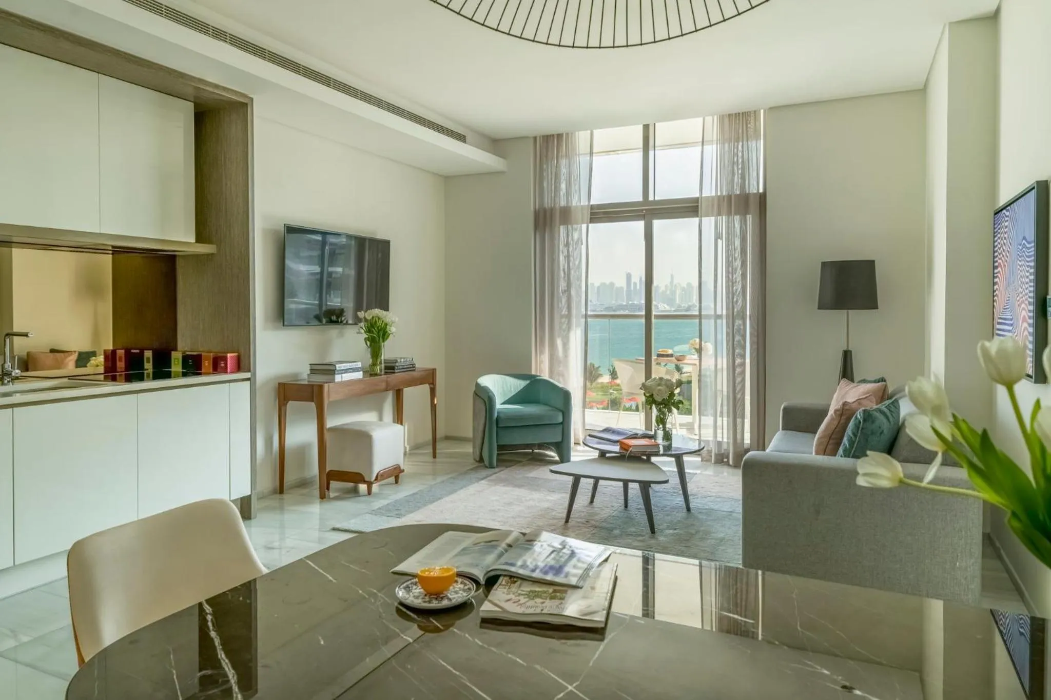 Photo of the whole room in Th8 Palm Dubai Beach Resort, Vignette Collection by IHG
