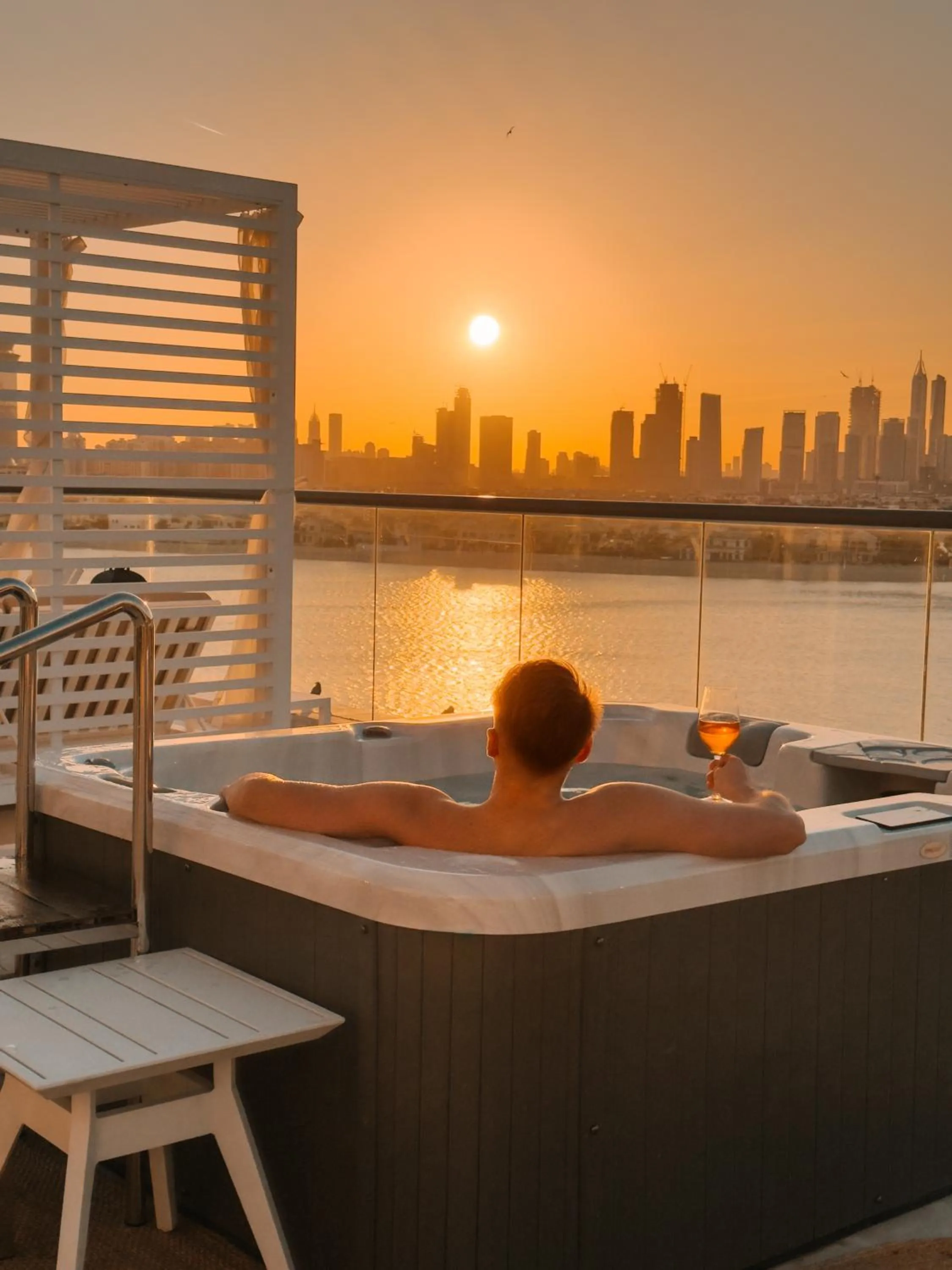 Hot Tub in Th8 Palm Dubai Beach Resort, Vignette Collection by IHG