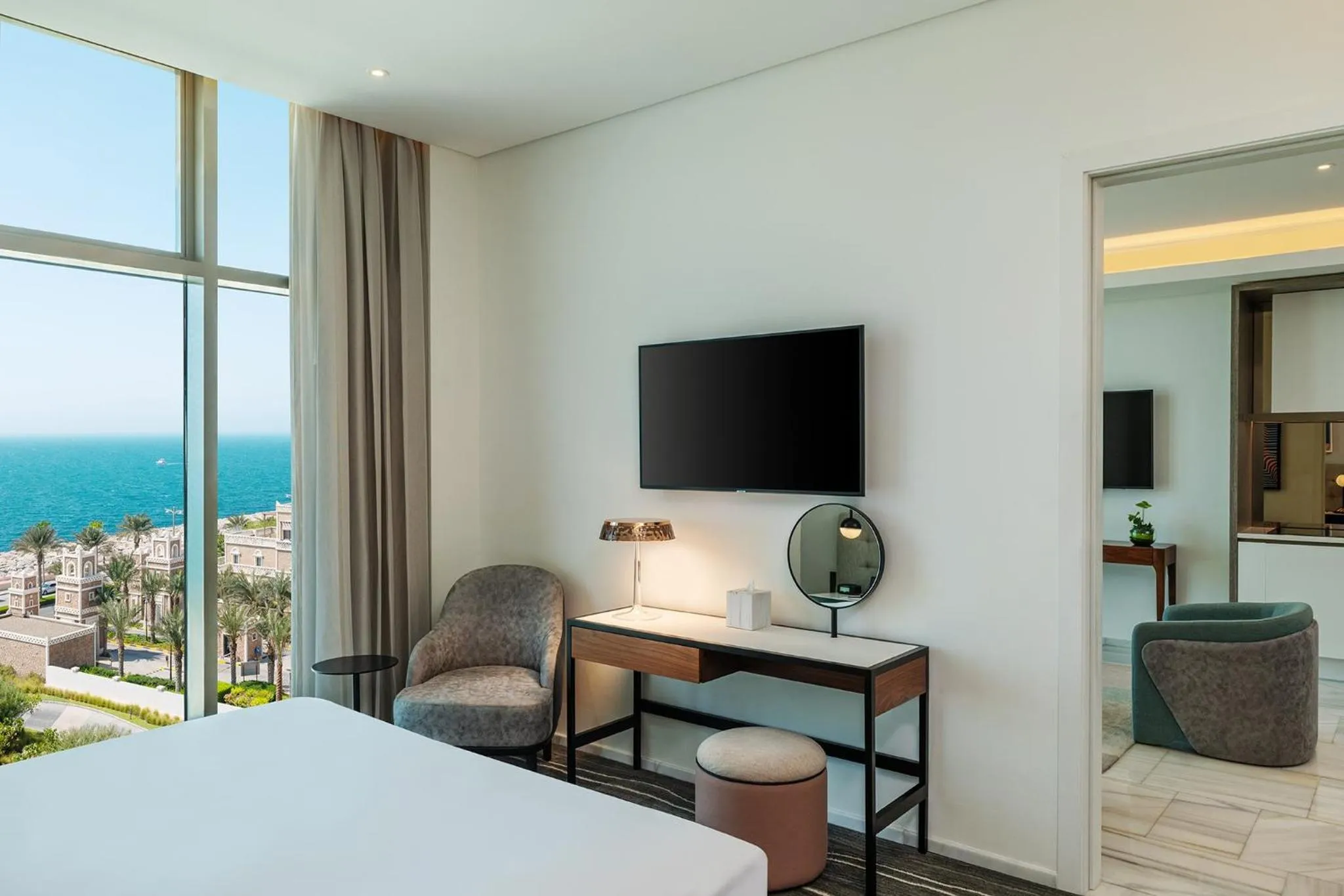 Photo of the whole room, Bed in Th8 Palm Dubai Beach Resort Vignette Collection, an IHG hotel