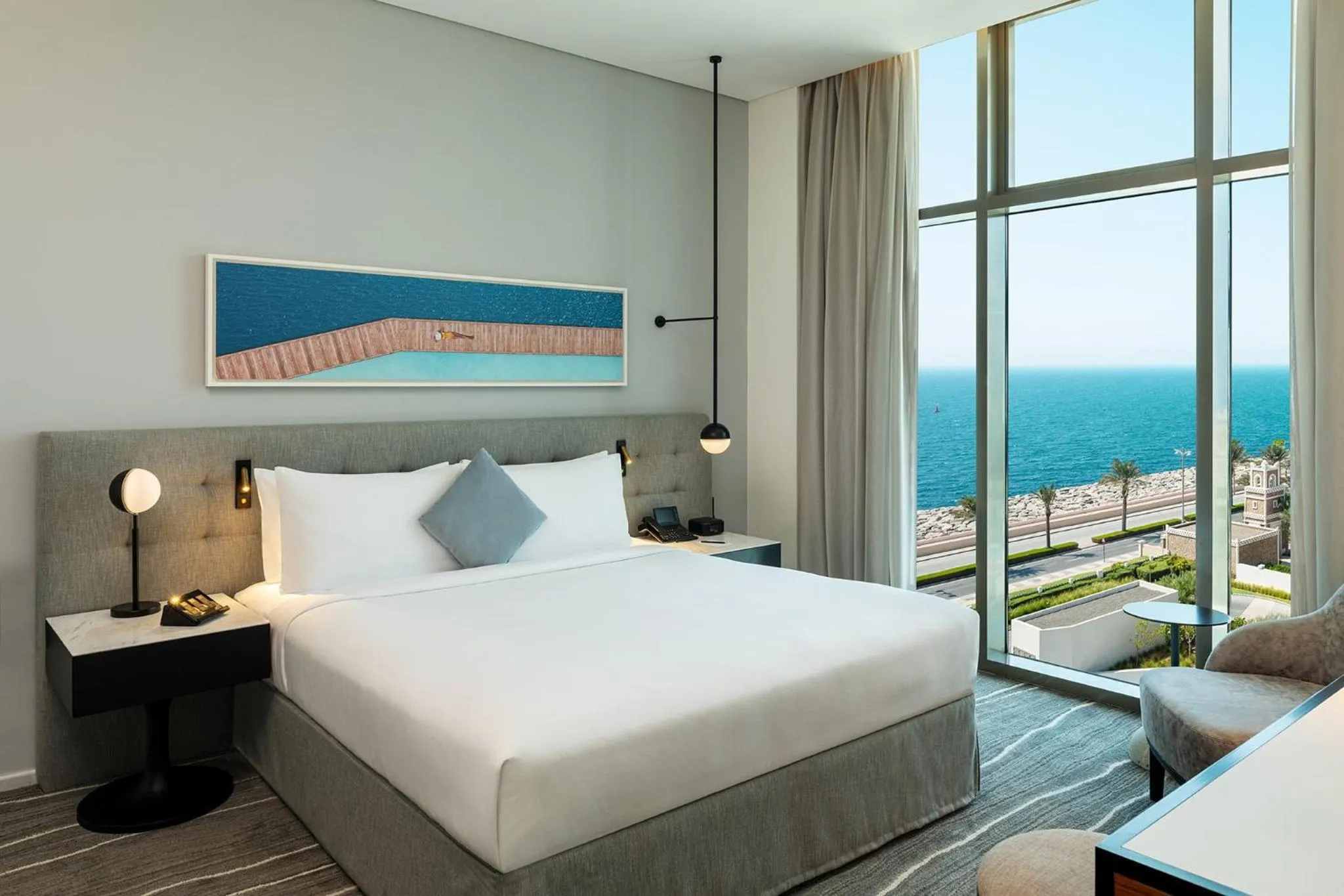 Photo of the whole room, Bed in Th8 Palm Dubai Beach Resort Vignette Collection, an IHG hotel