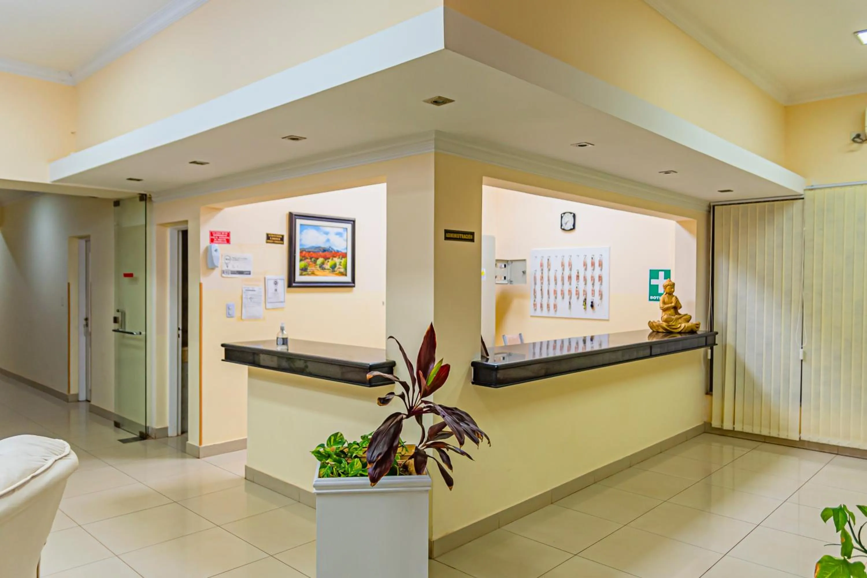 Lobby or reception in Hotel Cuesta de Miranda