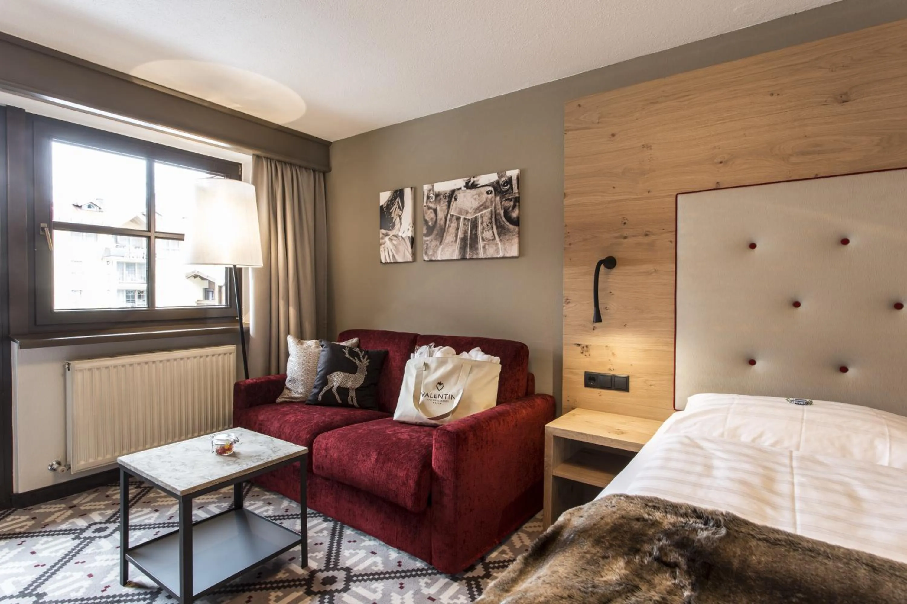 Bedroom, Bed in Hotel Valentin