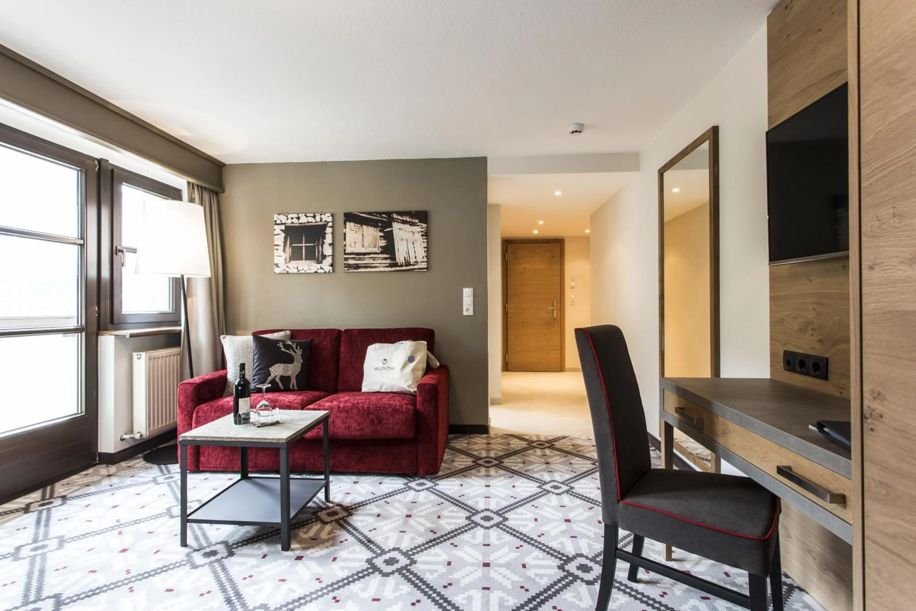 Living room in Hotel Valentin