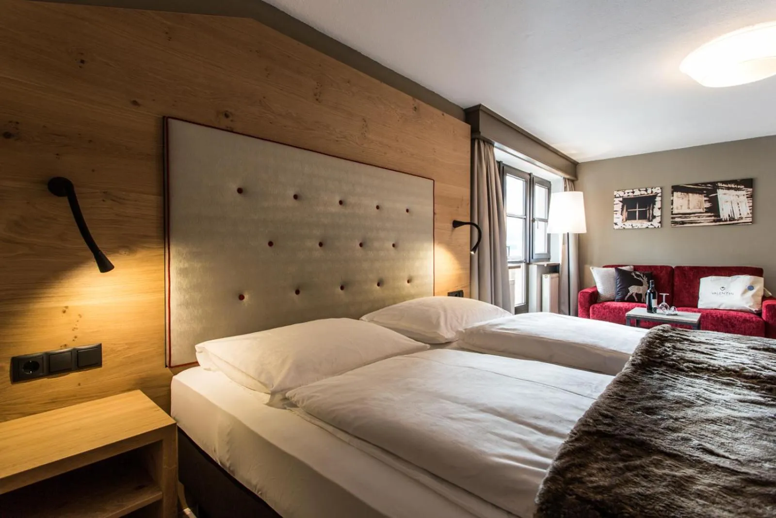 Bedroom, Bed in Hotel Valentin