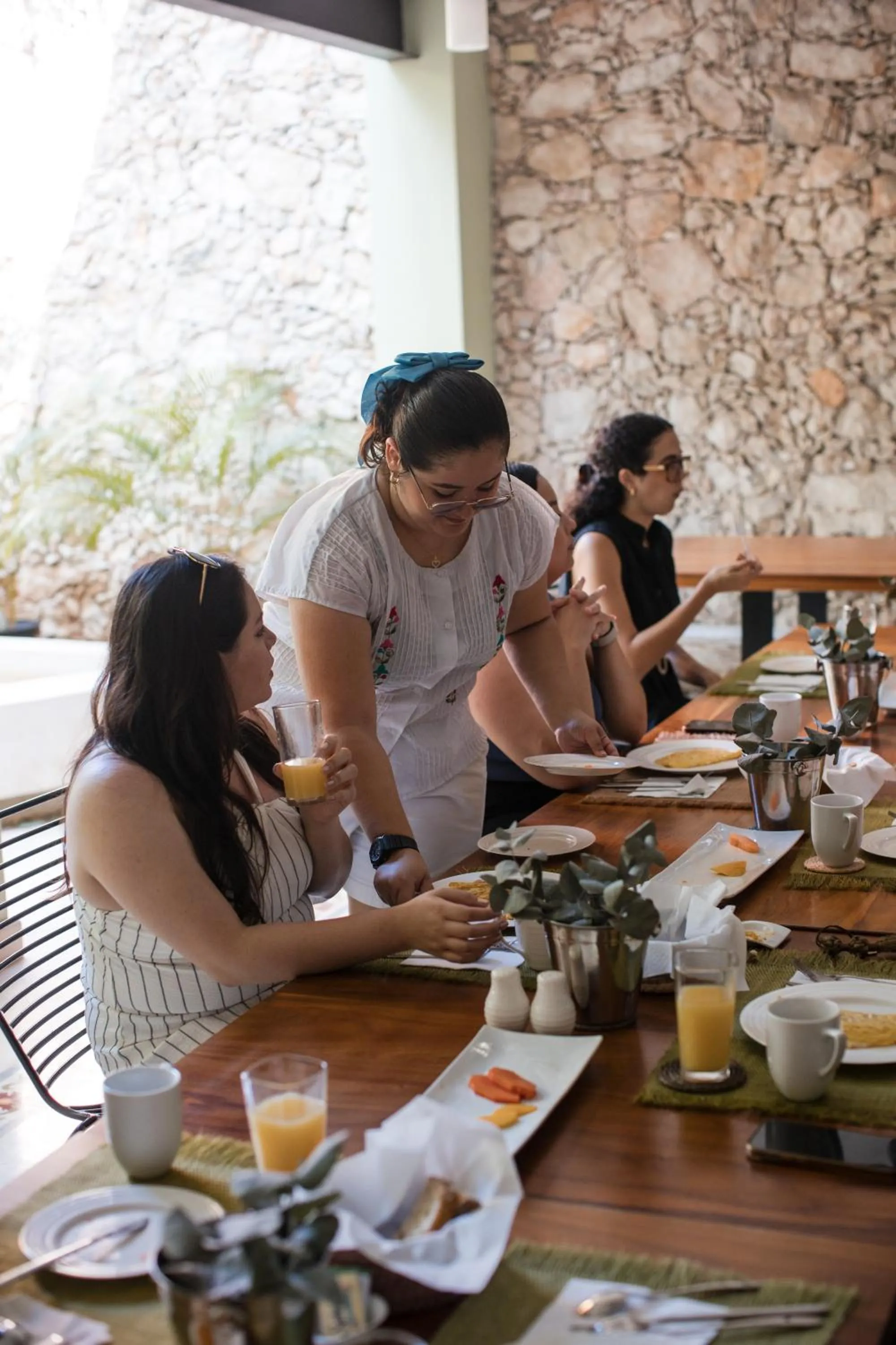 Breakfast in TreeHouse Boutique Hotel, an adults only boutique hotel
