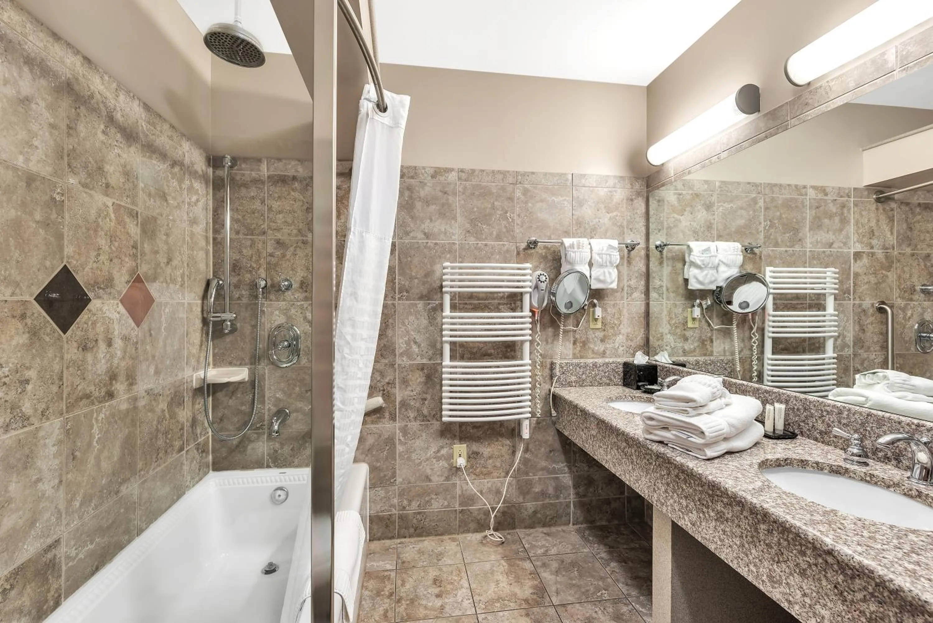 Bathroom in The Inn at Ohio Northern University