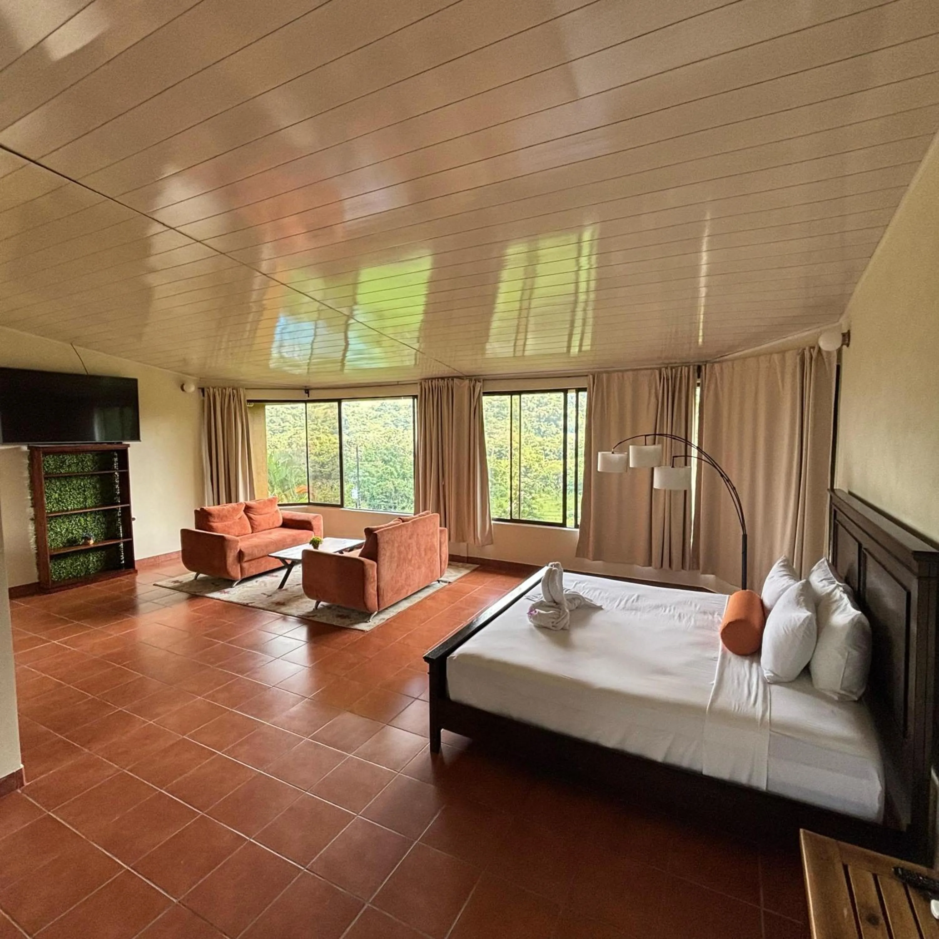 Bed in Arenal Roca Lodge & Bungalows