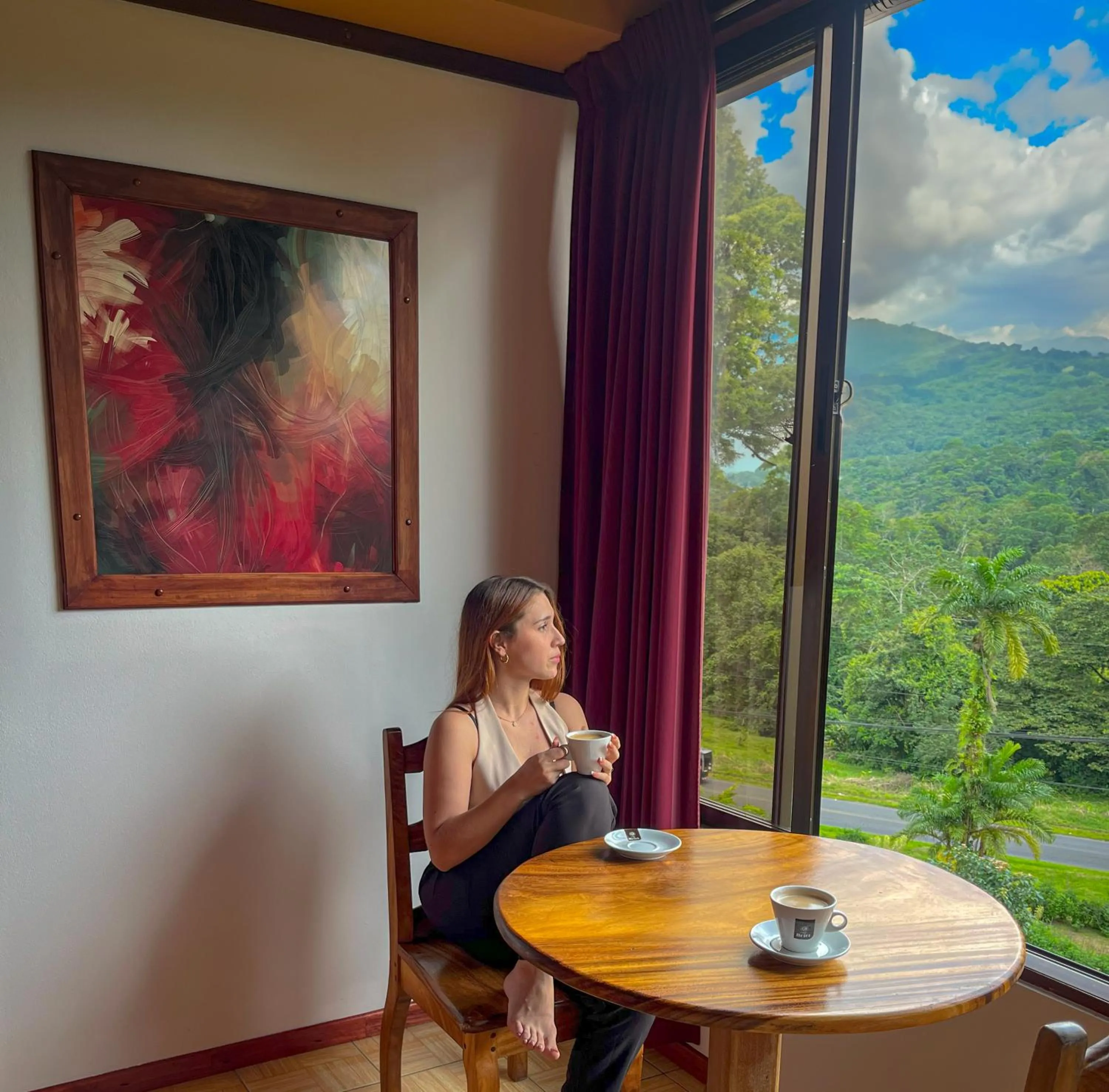 Seating area in Arenal Roca Lodge & Bungalows