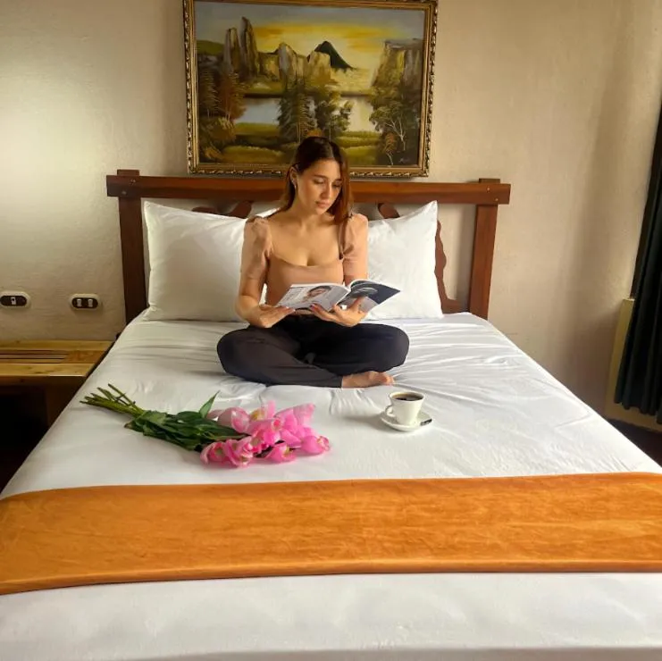 Bed in Arenal Roca Lodge & Bungalows