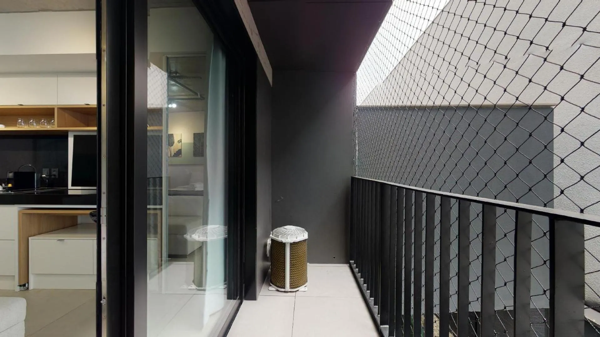 Day in Charlie em POA - Studio Moderno com Coworking e Lavanderia