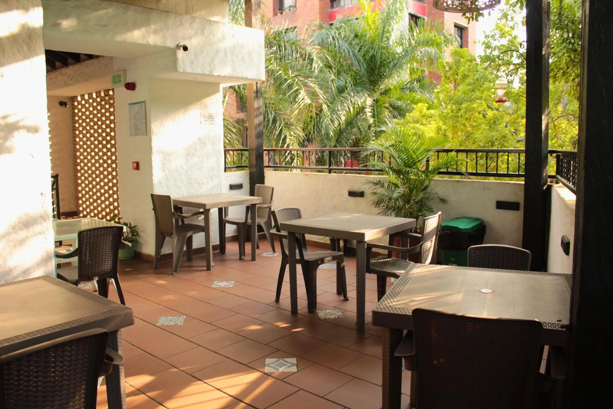 Balcony/Terrace in Casa del Hidalgo Hotel Cali Centenario