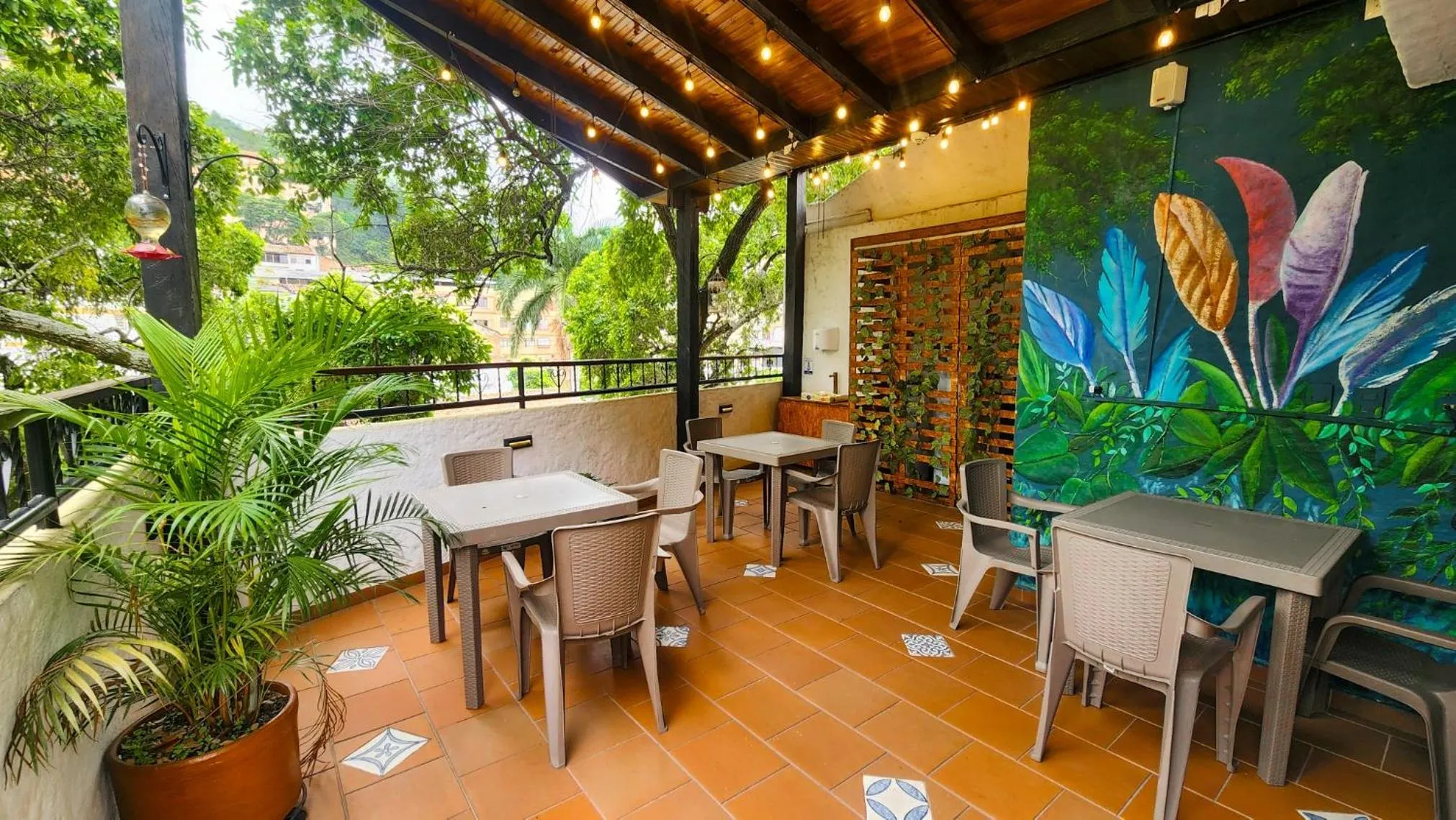 Balcony/Terrace in Casa del Hidalgo Hotel Cali Centenario
