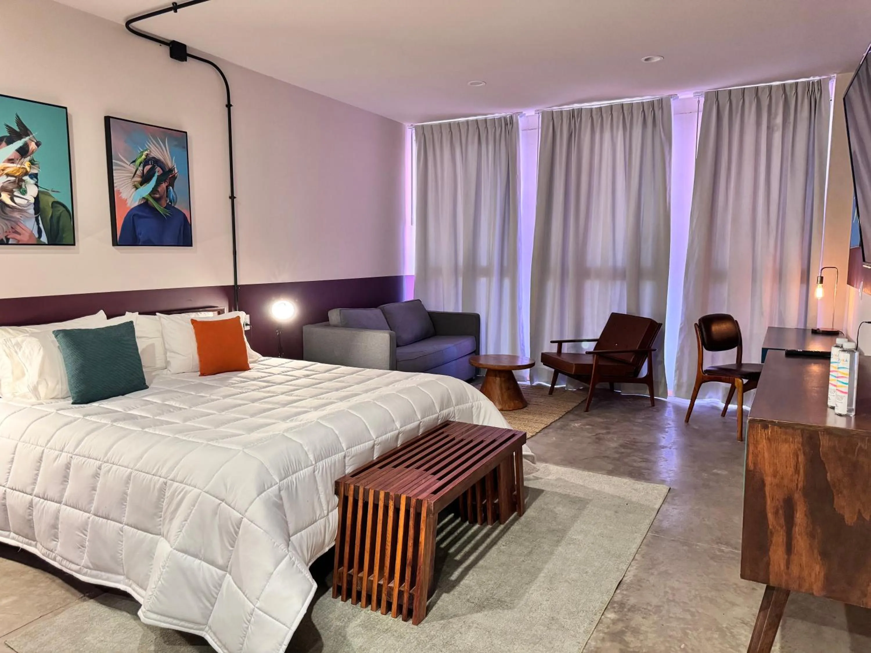 Toilet, Bed in Hotel Olá Chapultepec